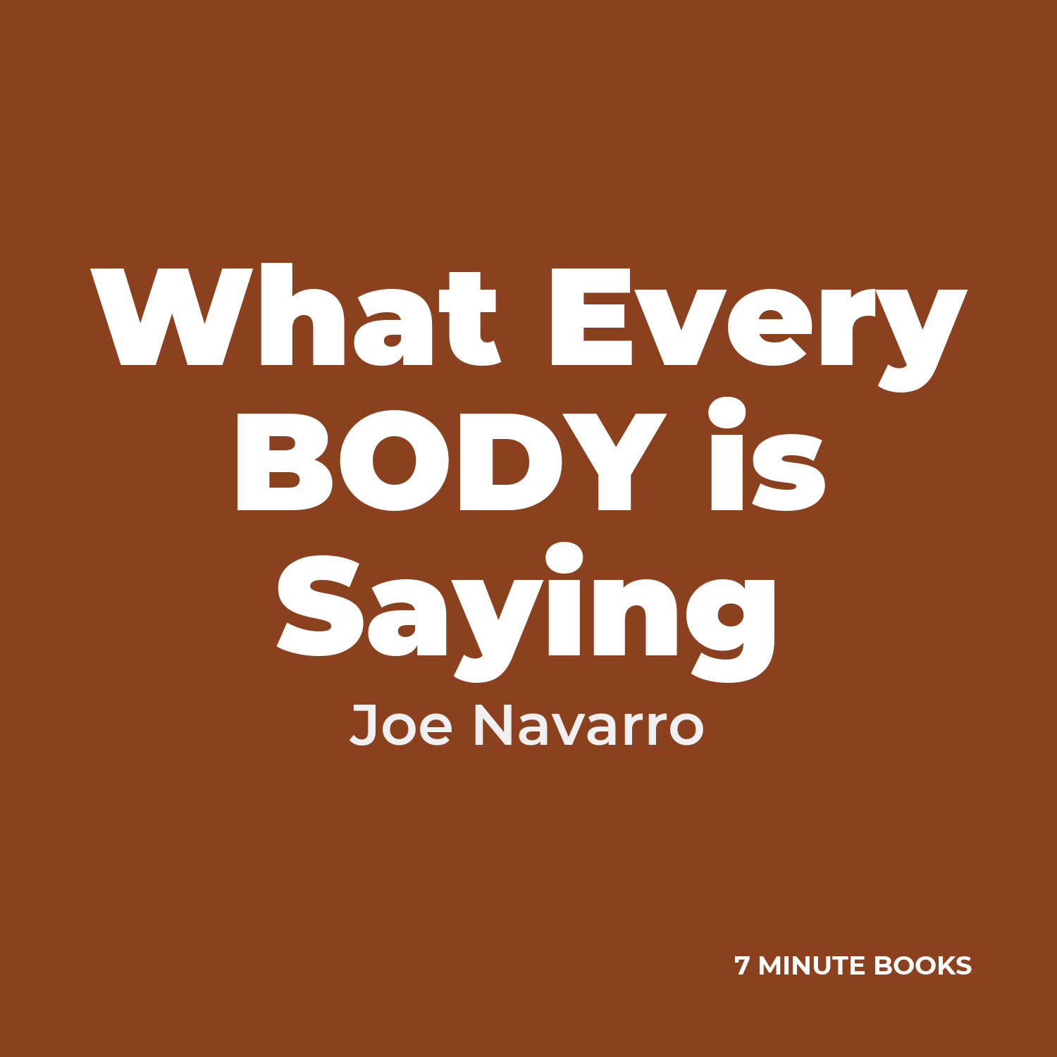 What Every BODY is Saying — by Joe Navarro