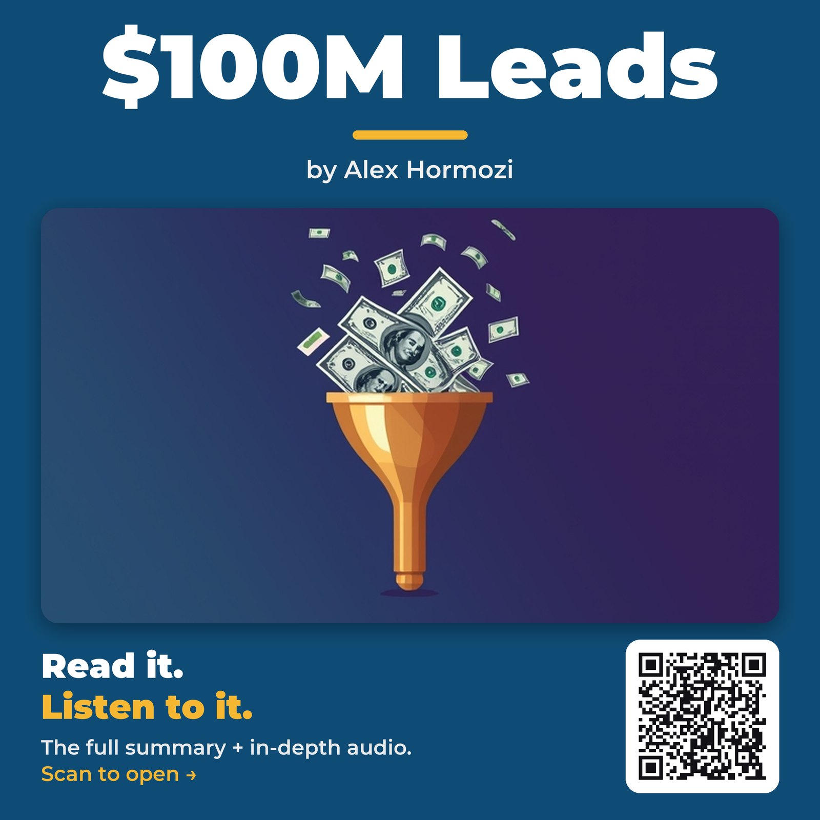 $100M Leads — by Alex Hormozi