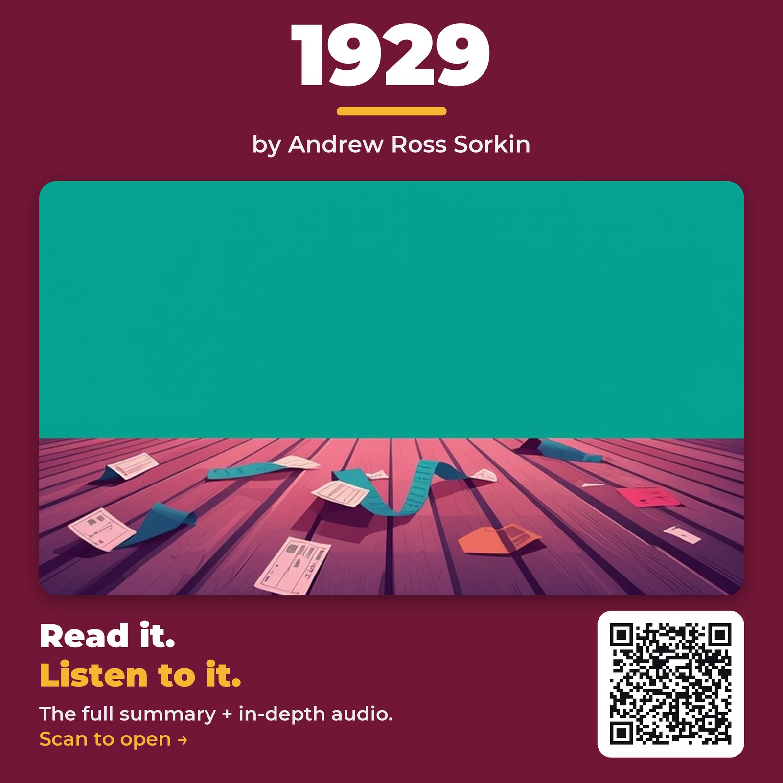 1929 — by Andrew Ross Sorkin