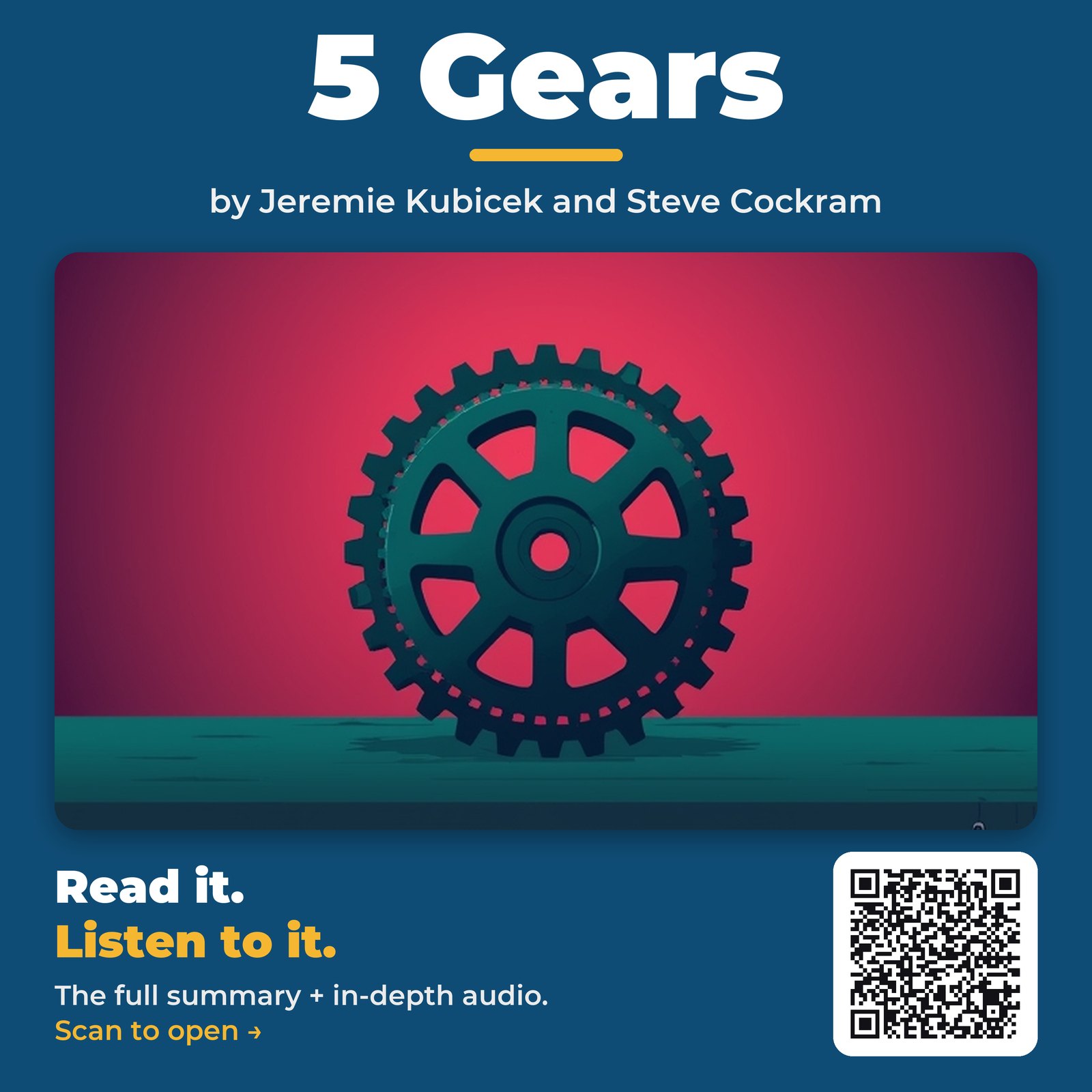 5 Gears — by Jeremie Kubicek and Steve Cockram