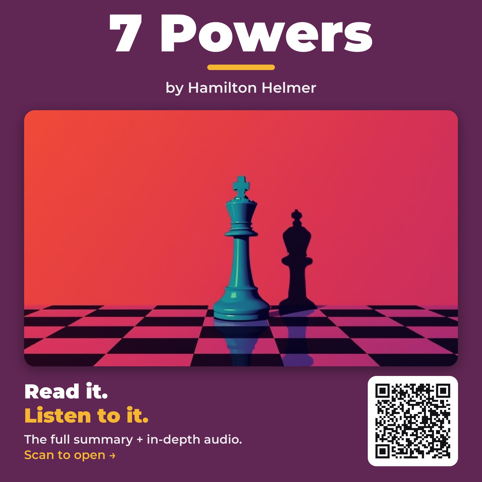 7 Powers — by Hamilton Helmer
