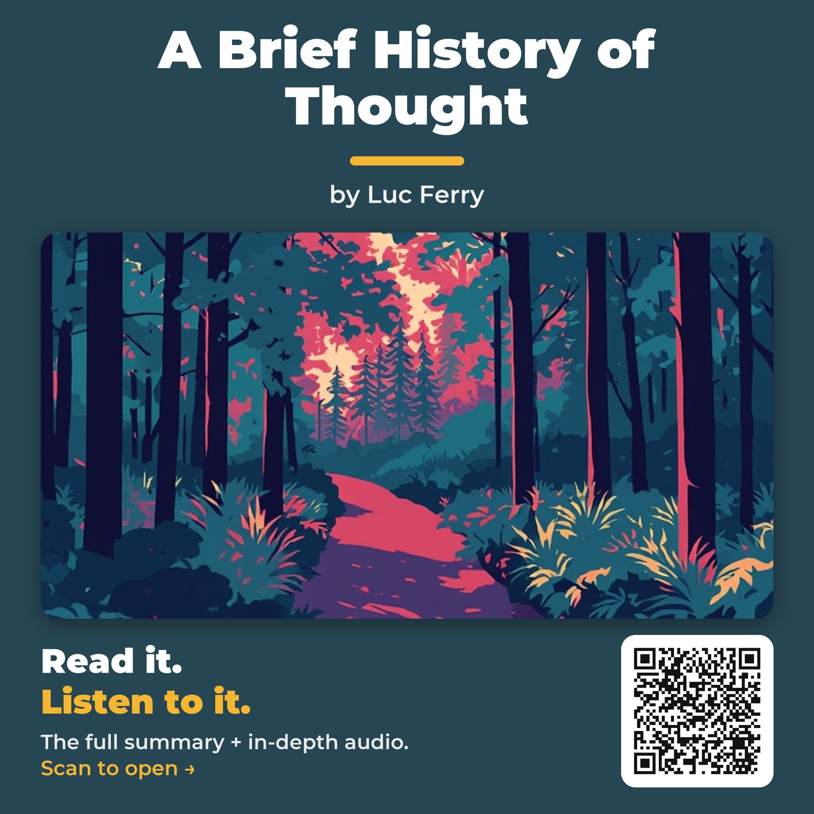 A Brief History of Thought — by Luc Ferry