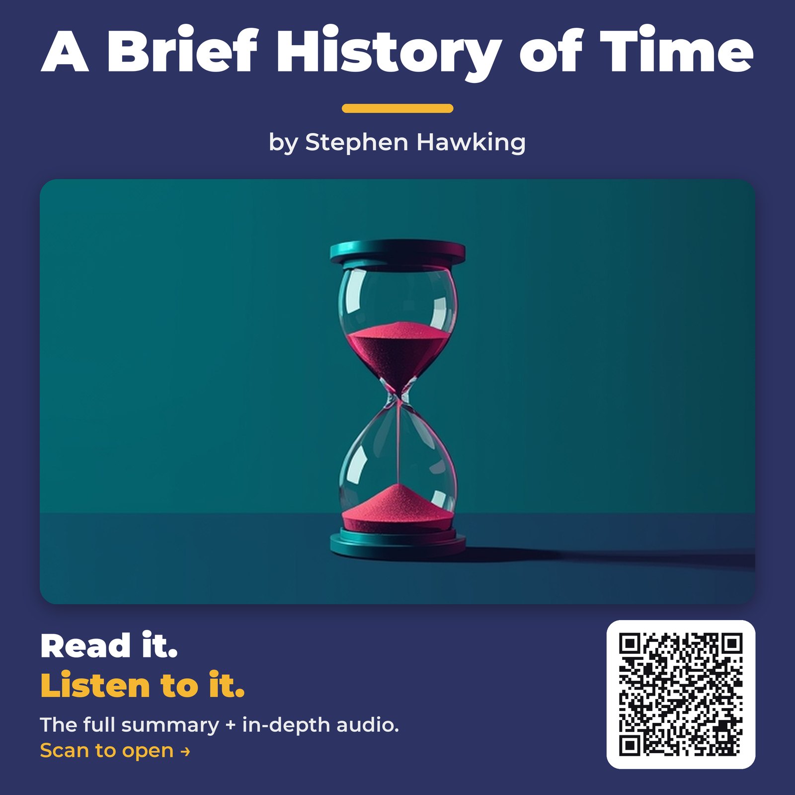 A Brief History of Time — by Stephen Hawking
