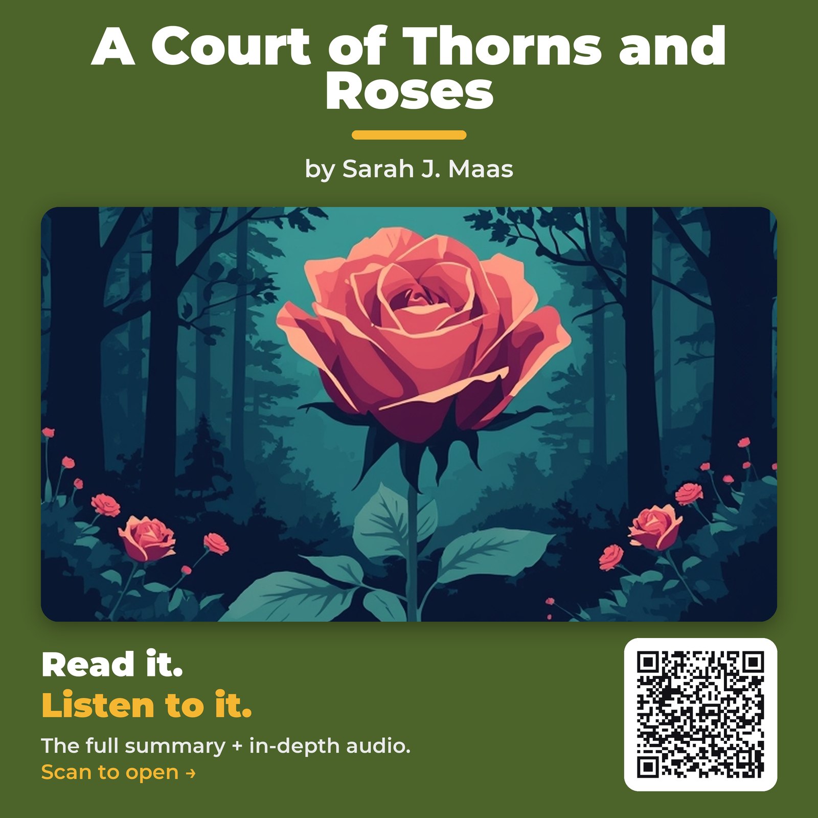 A Court of Thorns and Roses — by Sarah J. Maas