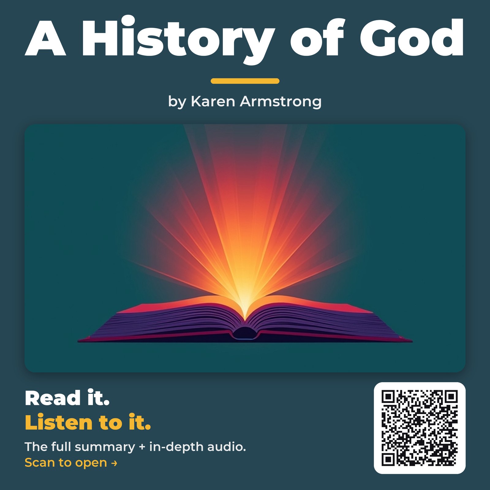 A History of God — by Karen Armstrong