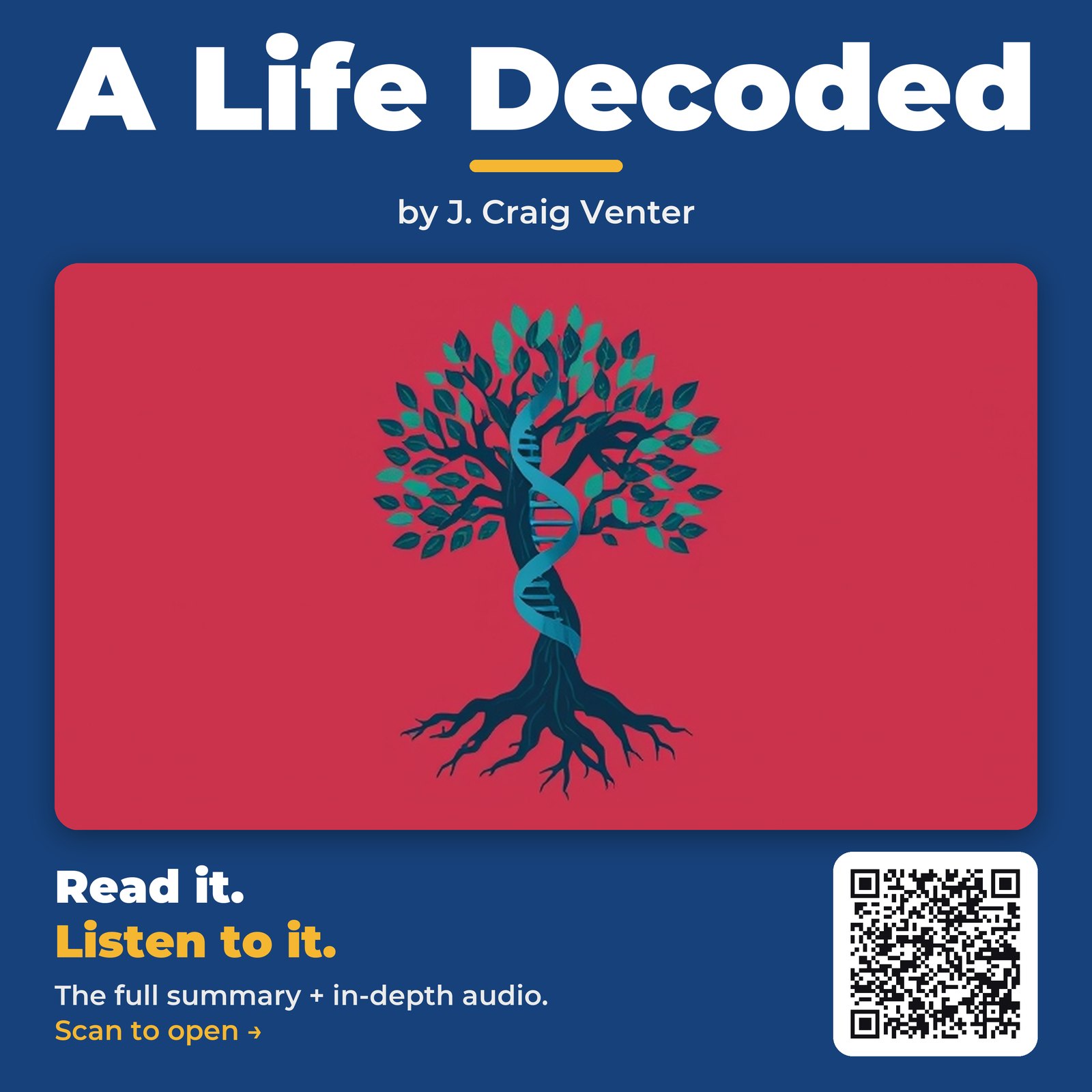 A Life Decoded — by J. Craig Venter