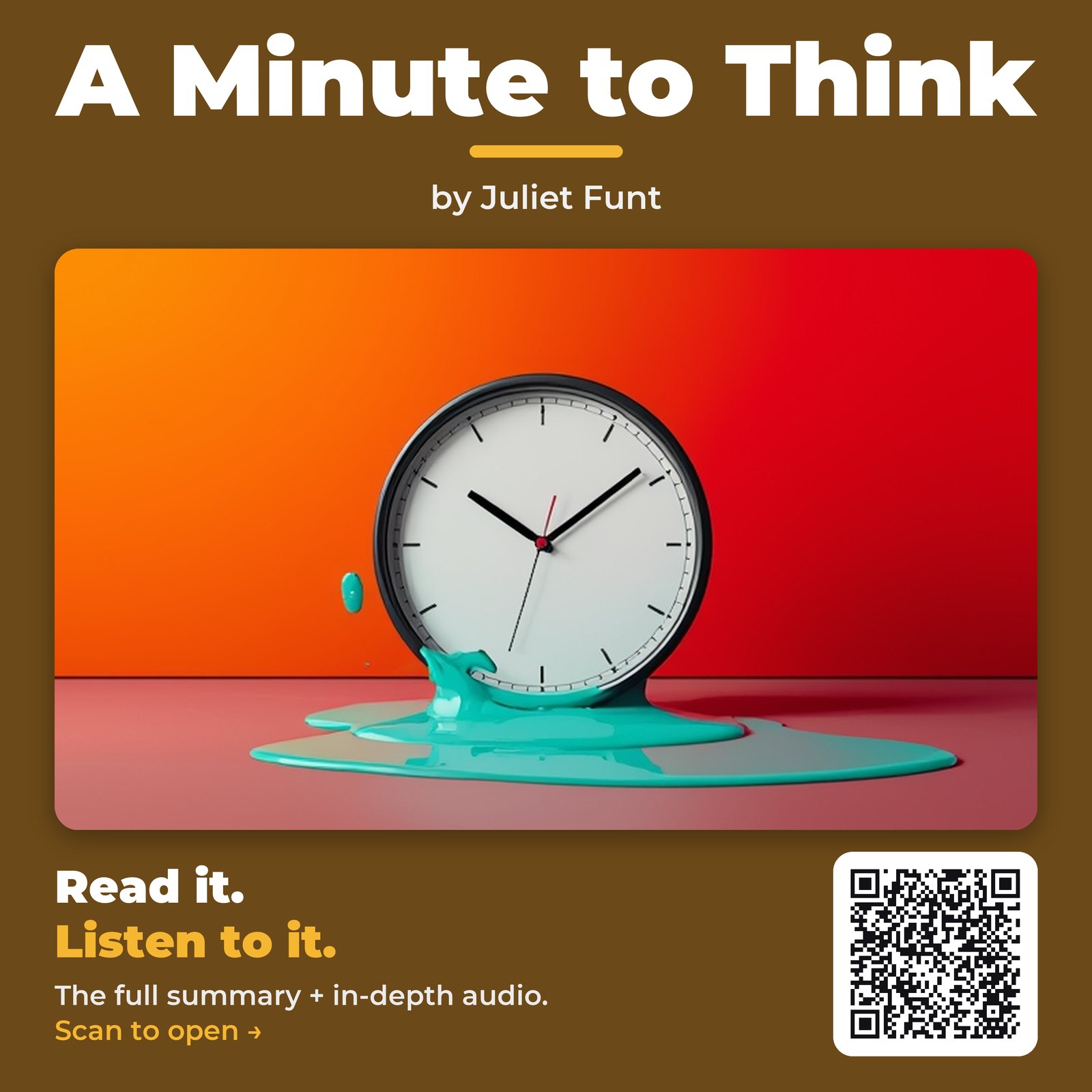A Minute to Think — by Juliet Funt