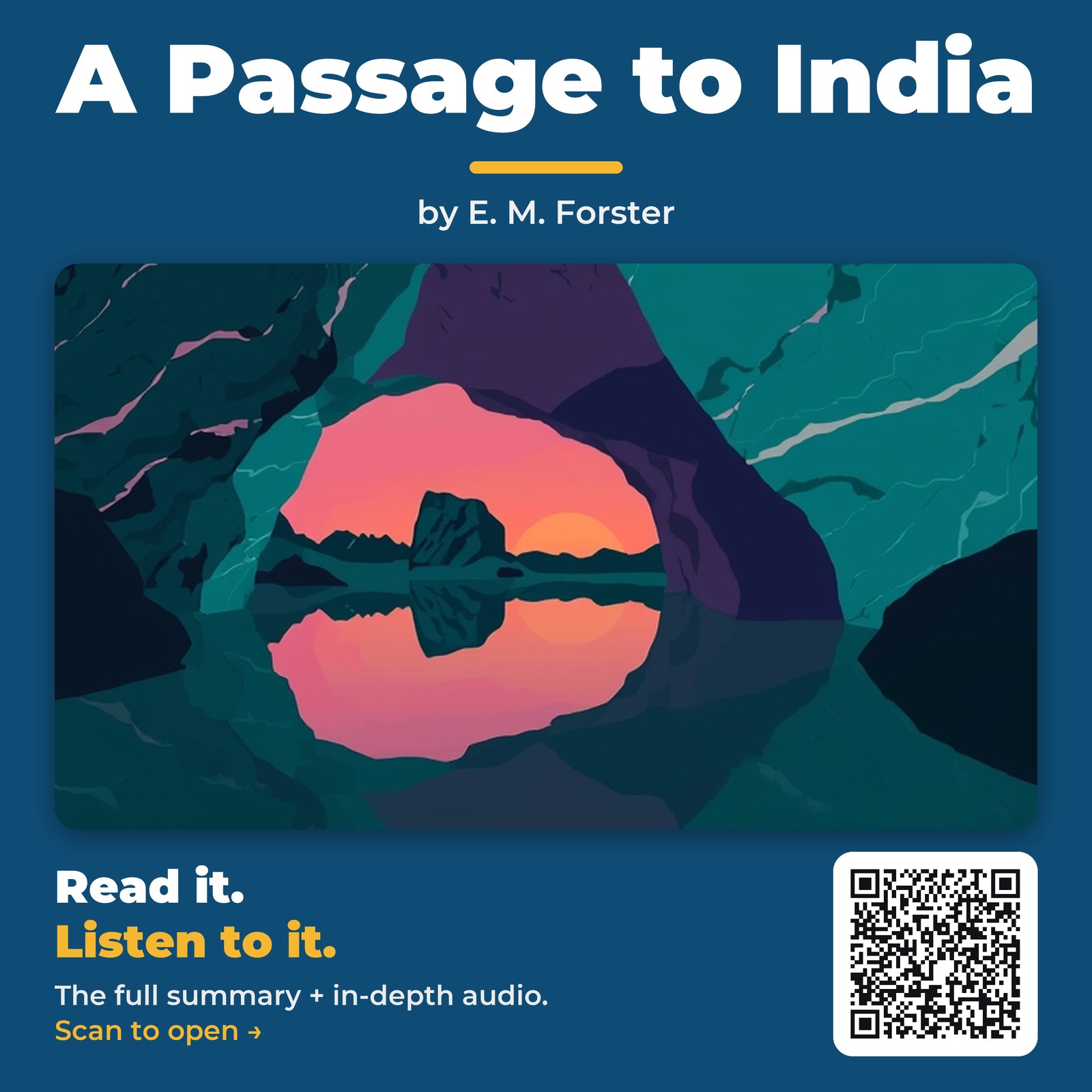 A Passage to India — by E. M. Forster