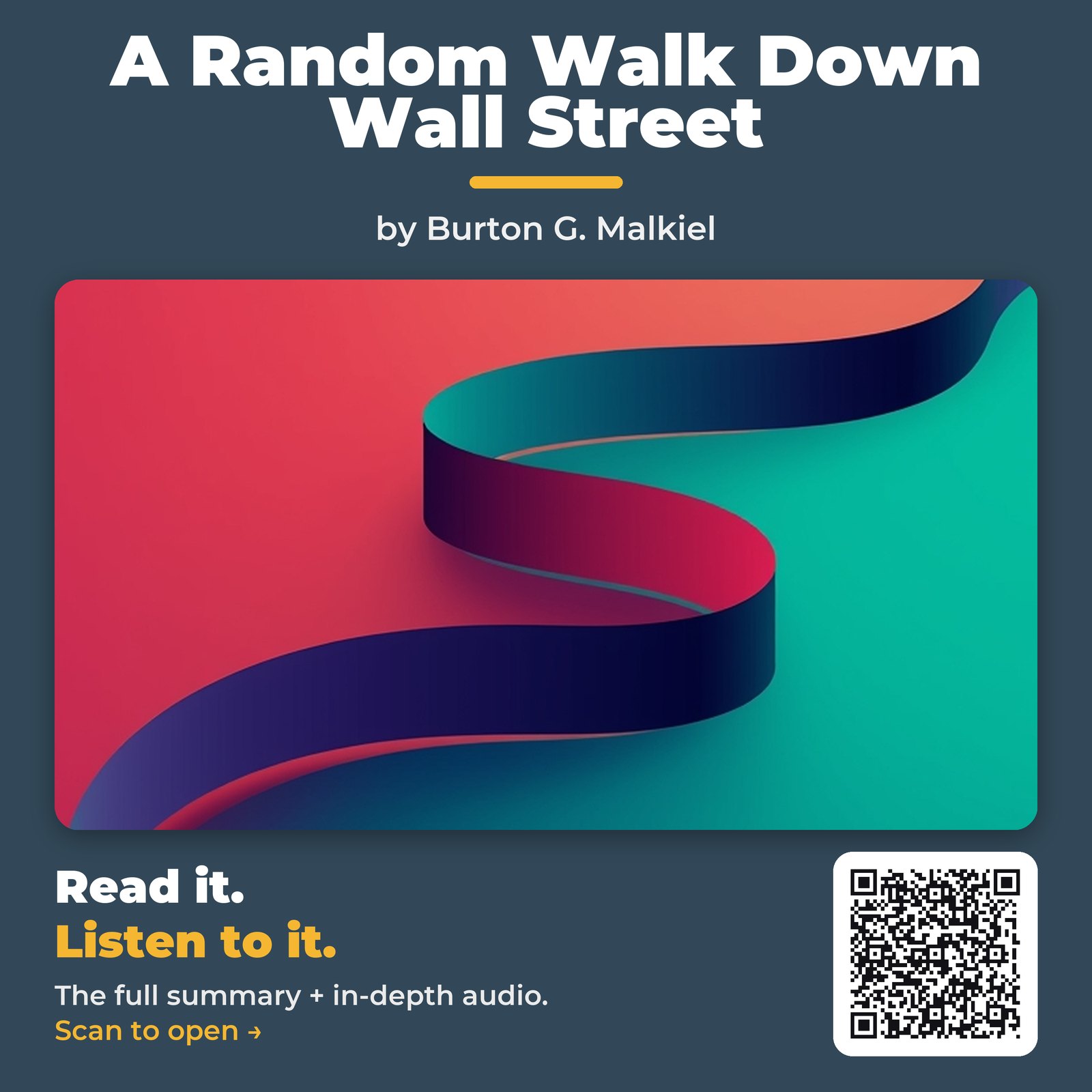 A Random Walk Down Wall Street — by Burton G. Malkiel