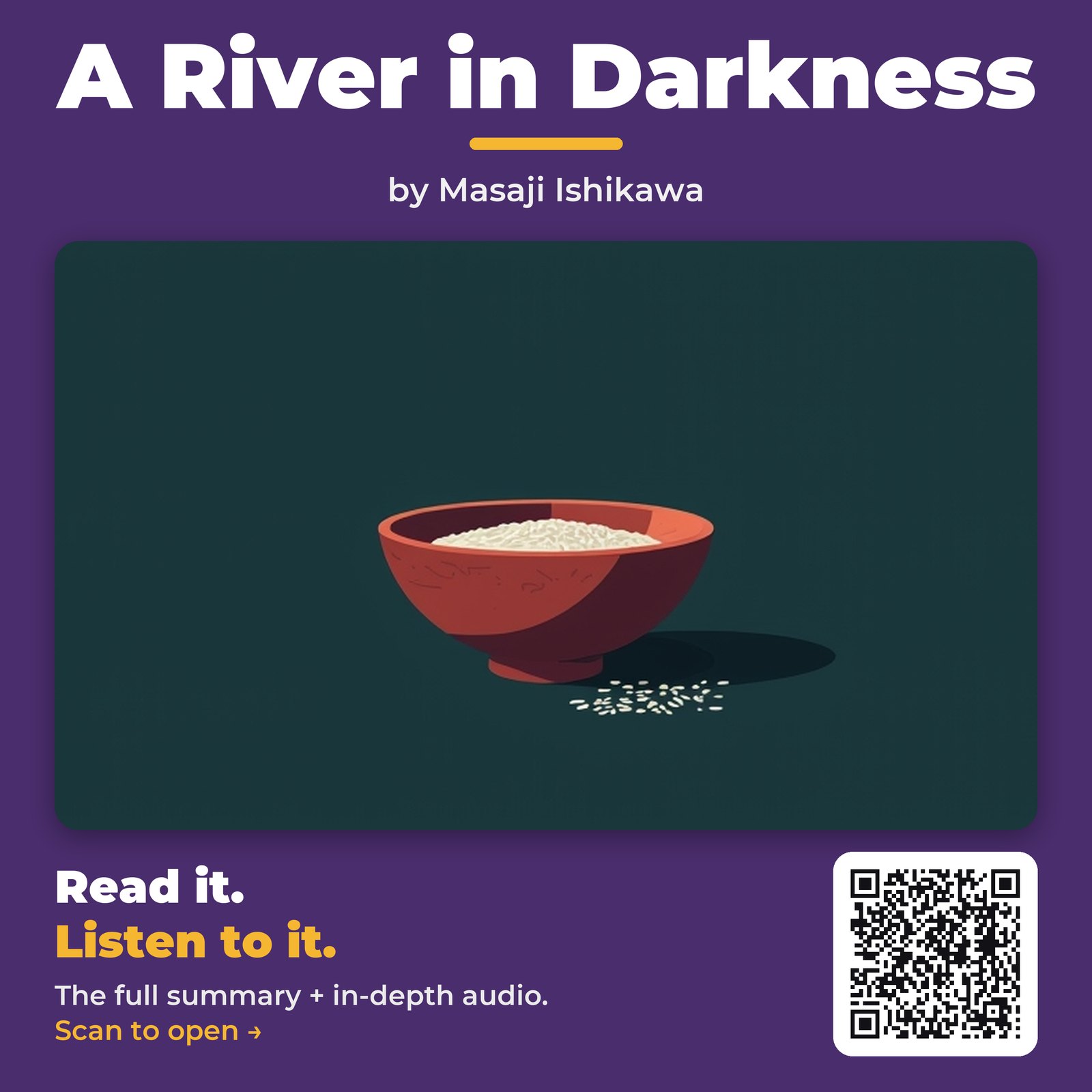 A River in Darkness — by Masaji Ishikawa