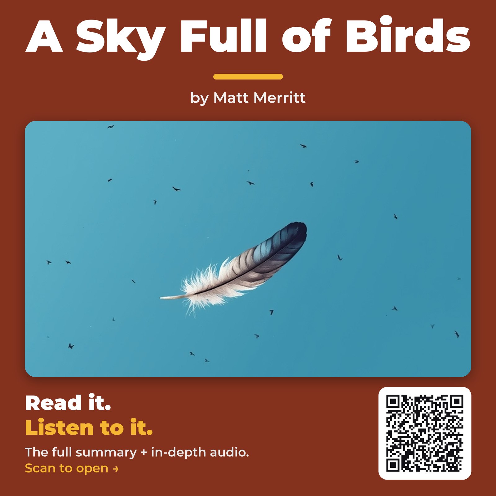 A Sky Full of Birds — by Matt Merritt
