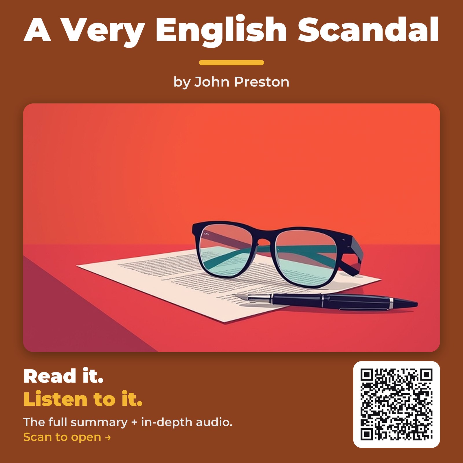 A Very English Scandal — by John Preston