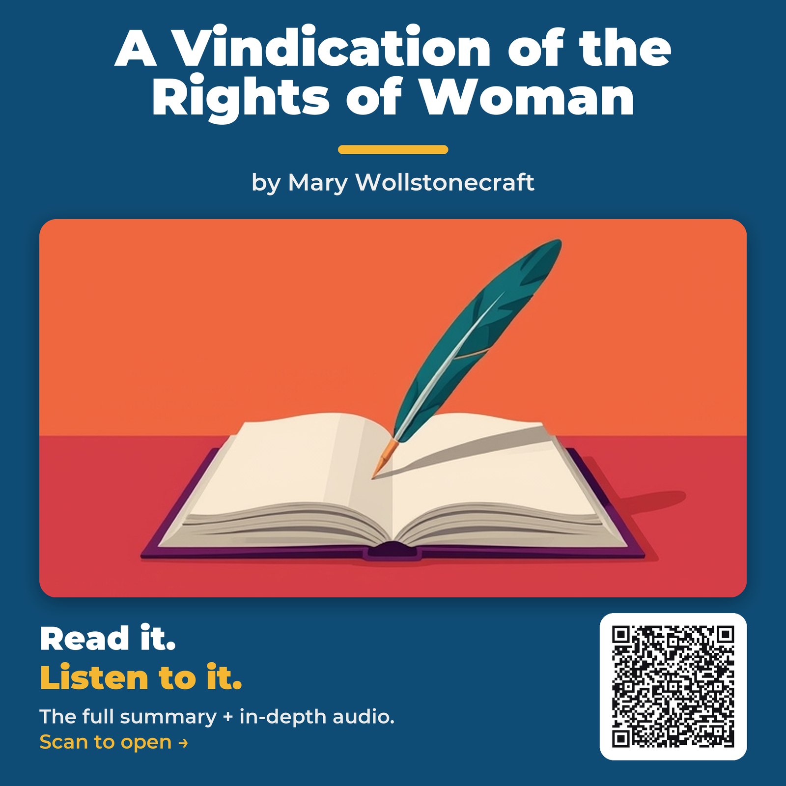 A Vindication of the Rights of Woman — by Mary Wollstonecraft