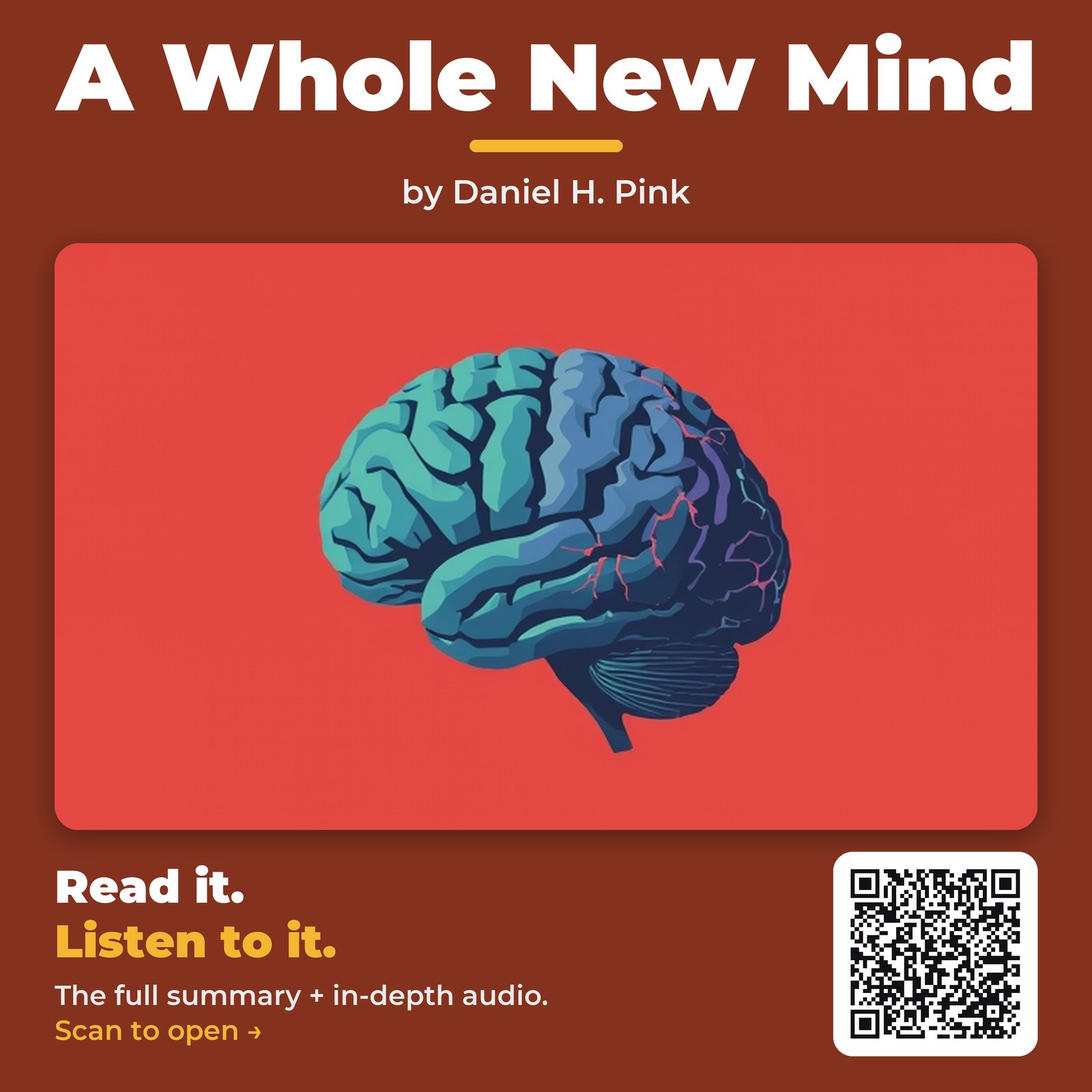 A Whole New Mind — by Daniel H. Pink