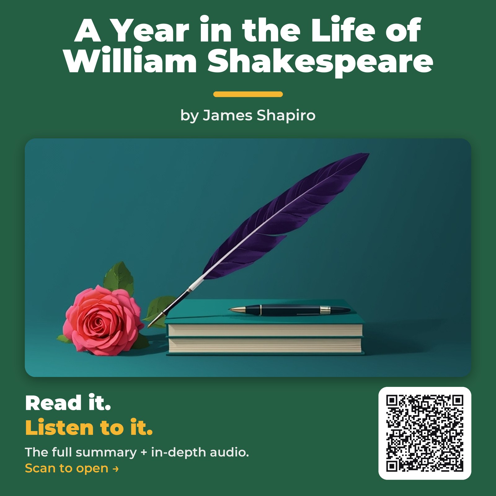A Year in the Life of William Shakespeare — by James Shapiro