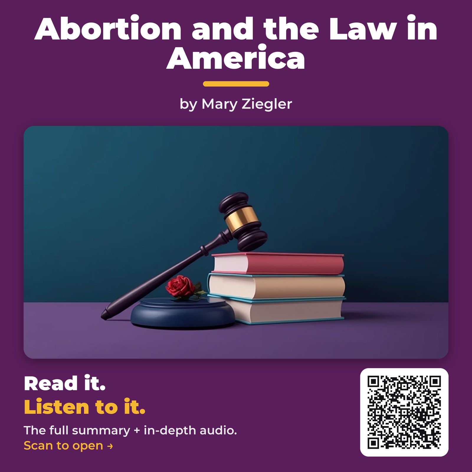 Abortion and the Law in America — by Mary Ziegler