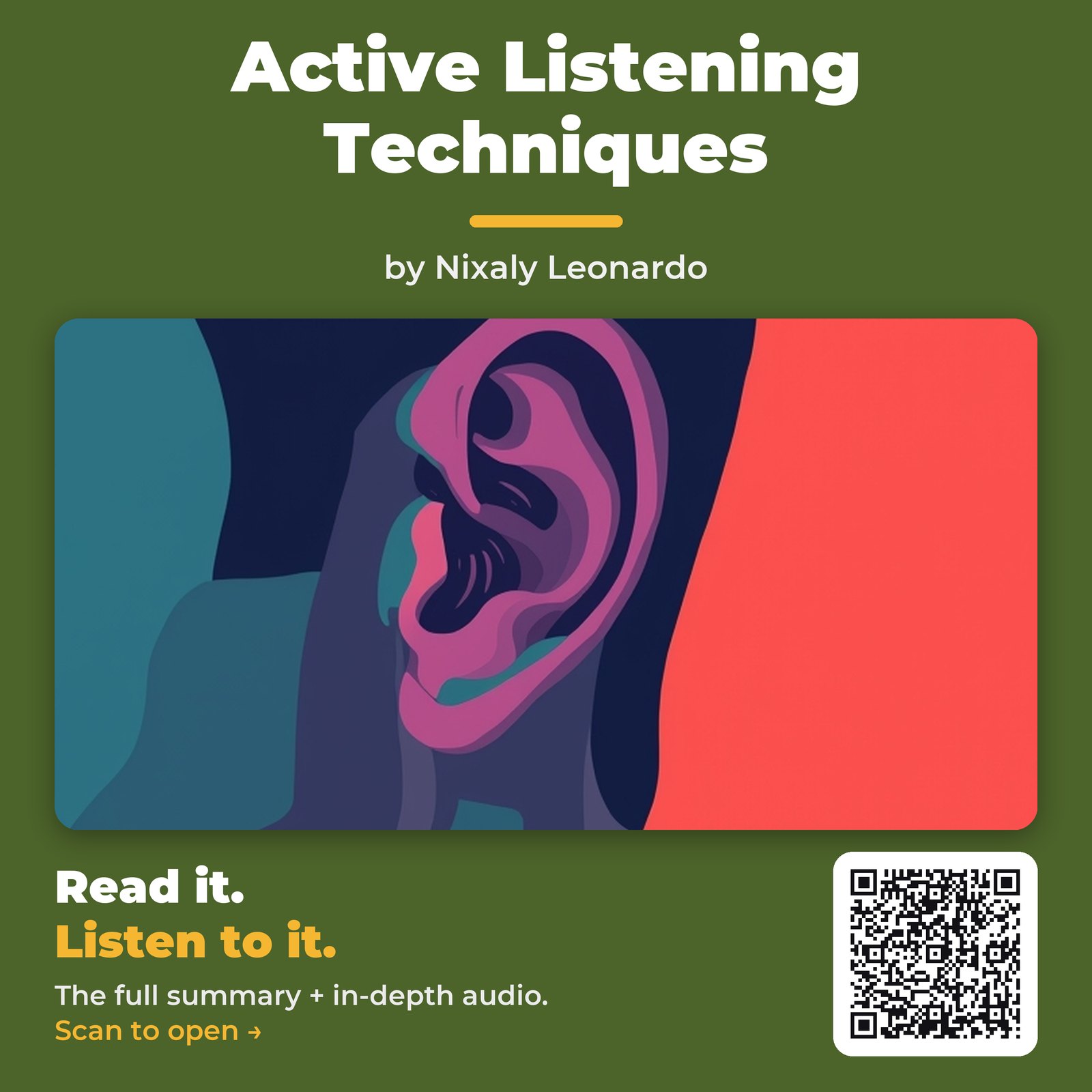 Active Listening Techniques — by Nixaly Leonardo