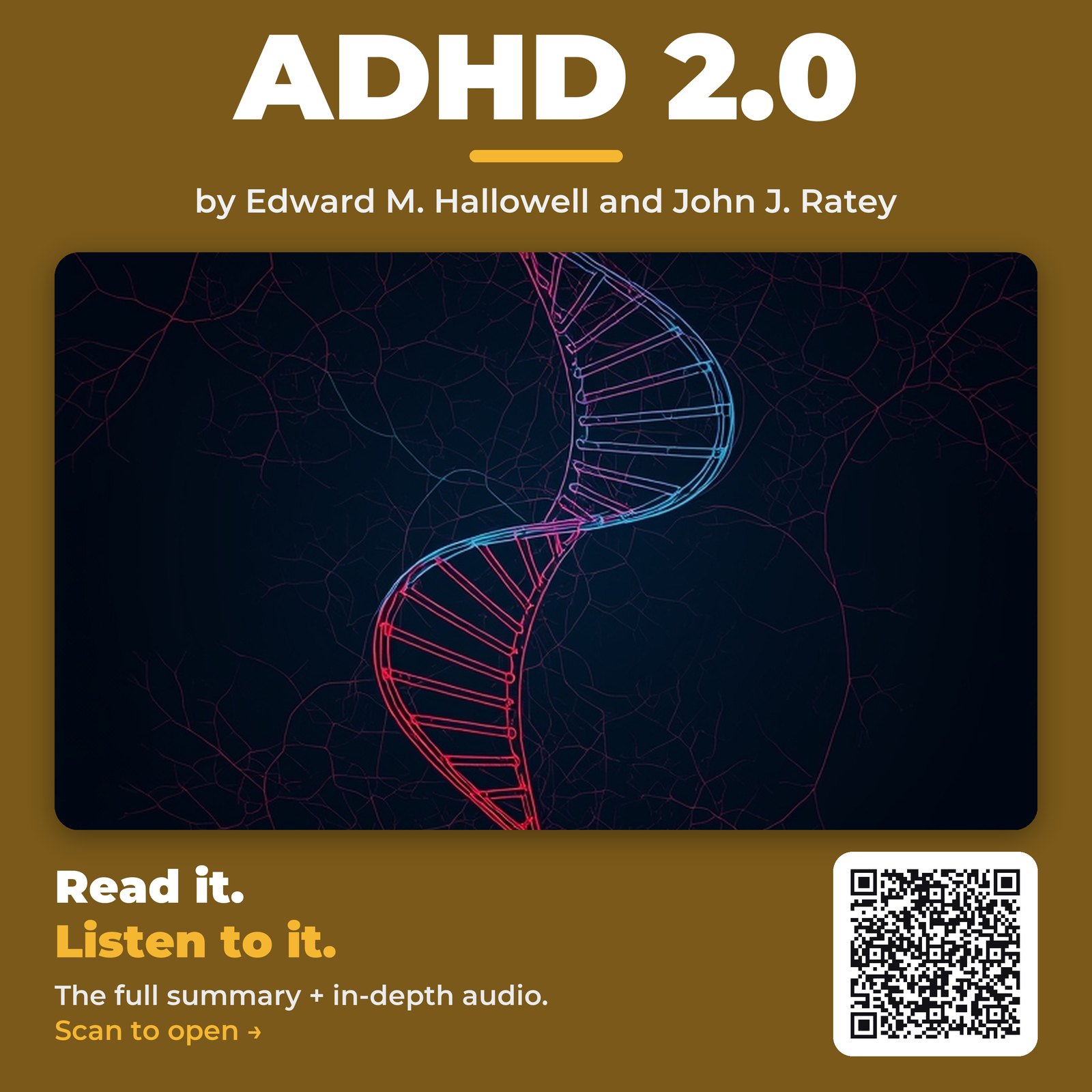 ADHD 2.0 — by Edward M. Hallowell and John J. Ratey