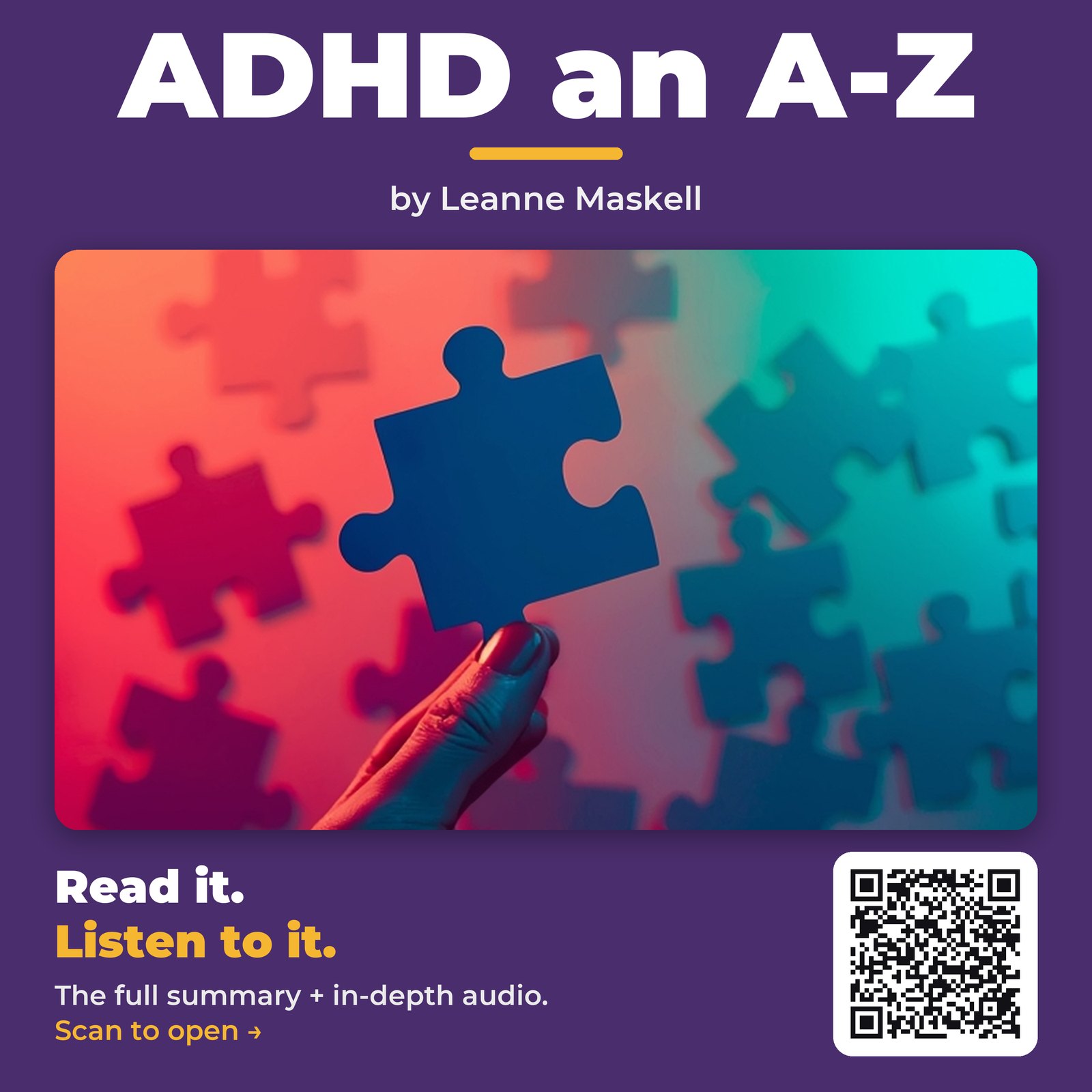 ADHD an A-Z — by Leanne Maskell