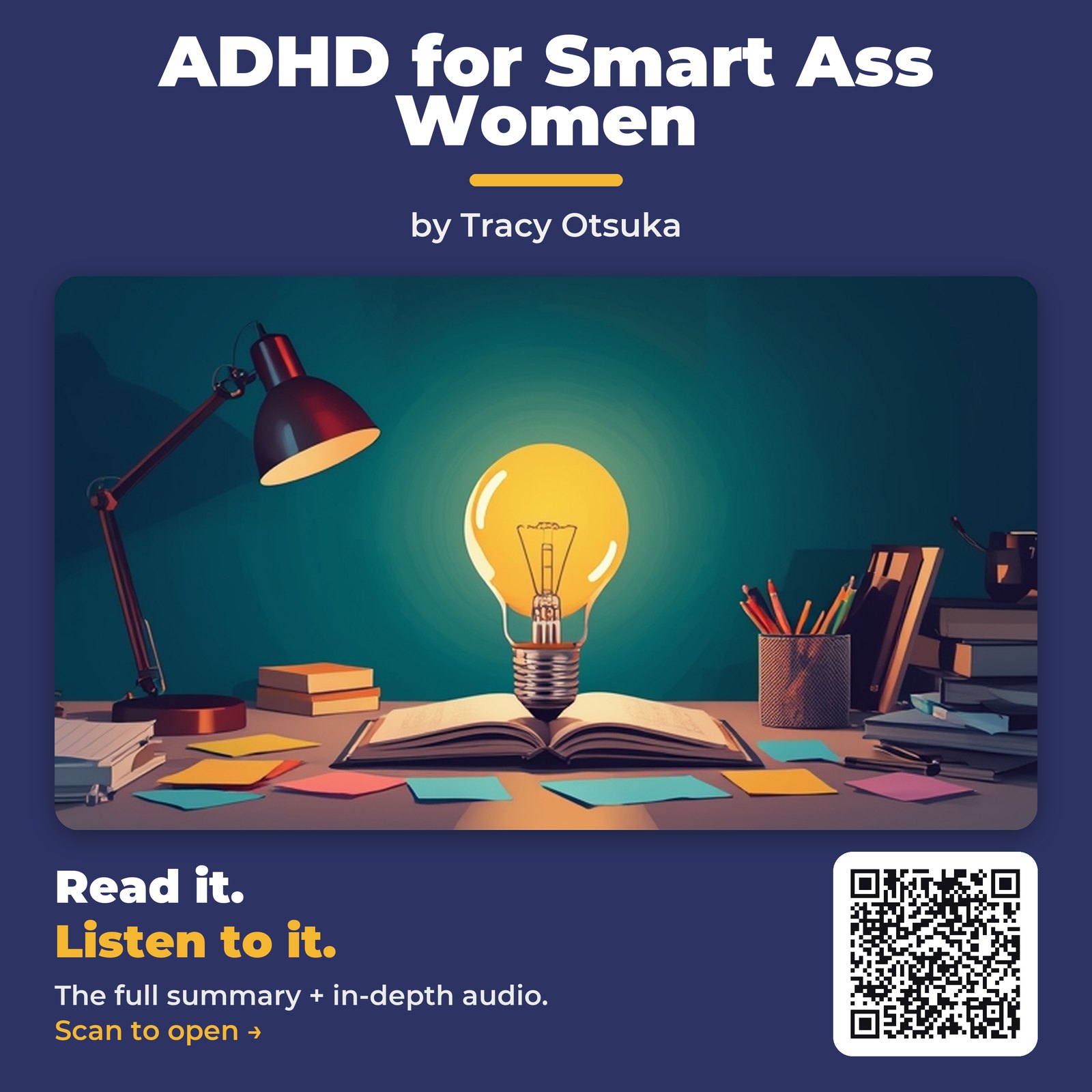 ADHD for Smart Ass Women — by Tracy Otsuka