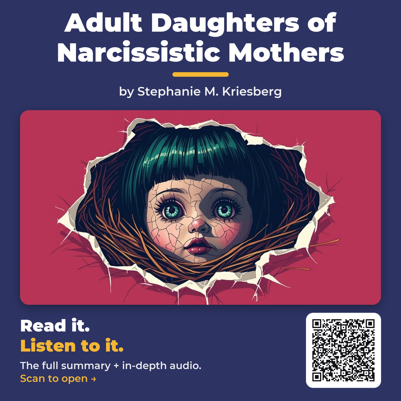 Adult Daughters of Narcissistic Mothers — by Stephanie M. Kriesberg