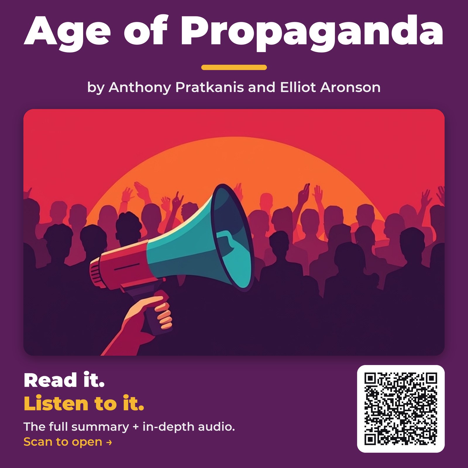 Age of Propaganda — by Anthony Pratkanis and Elliot Aronson