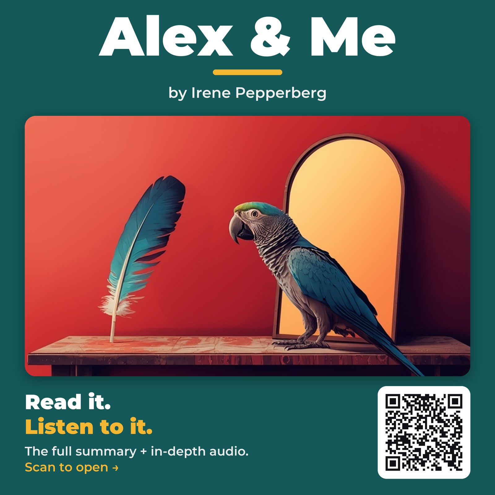 Alex & Me — by Irene Pepperberg