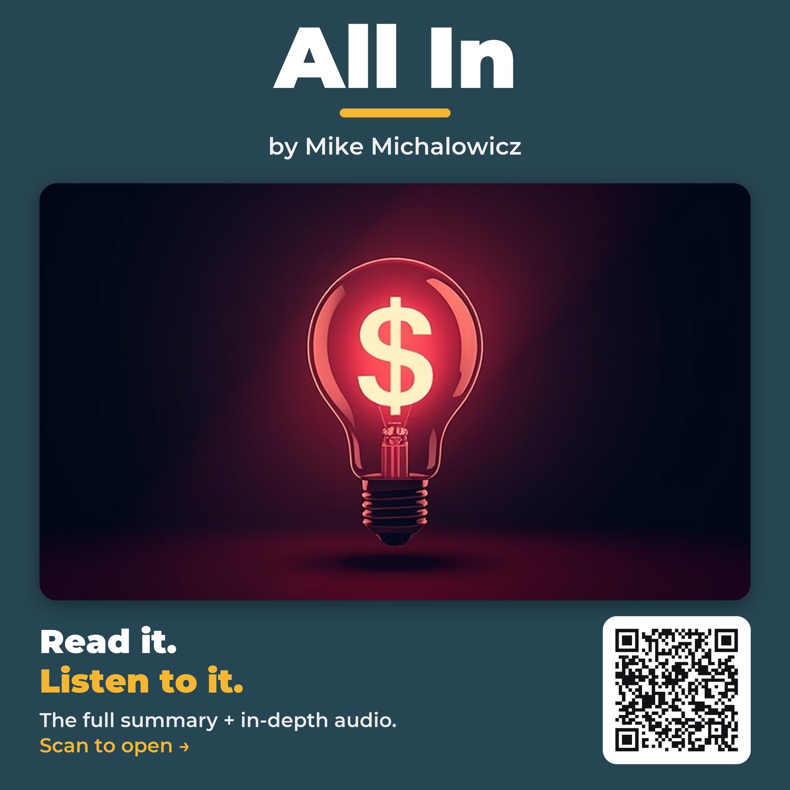 All In — by Mike Michalowicz