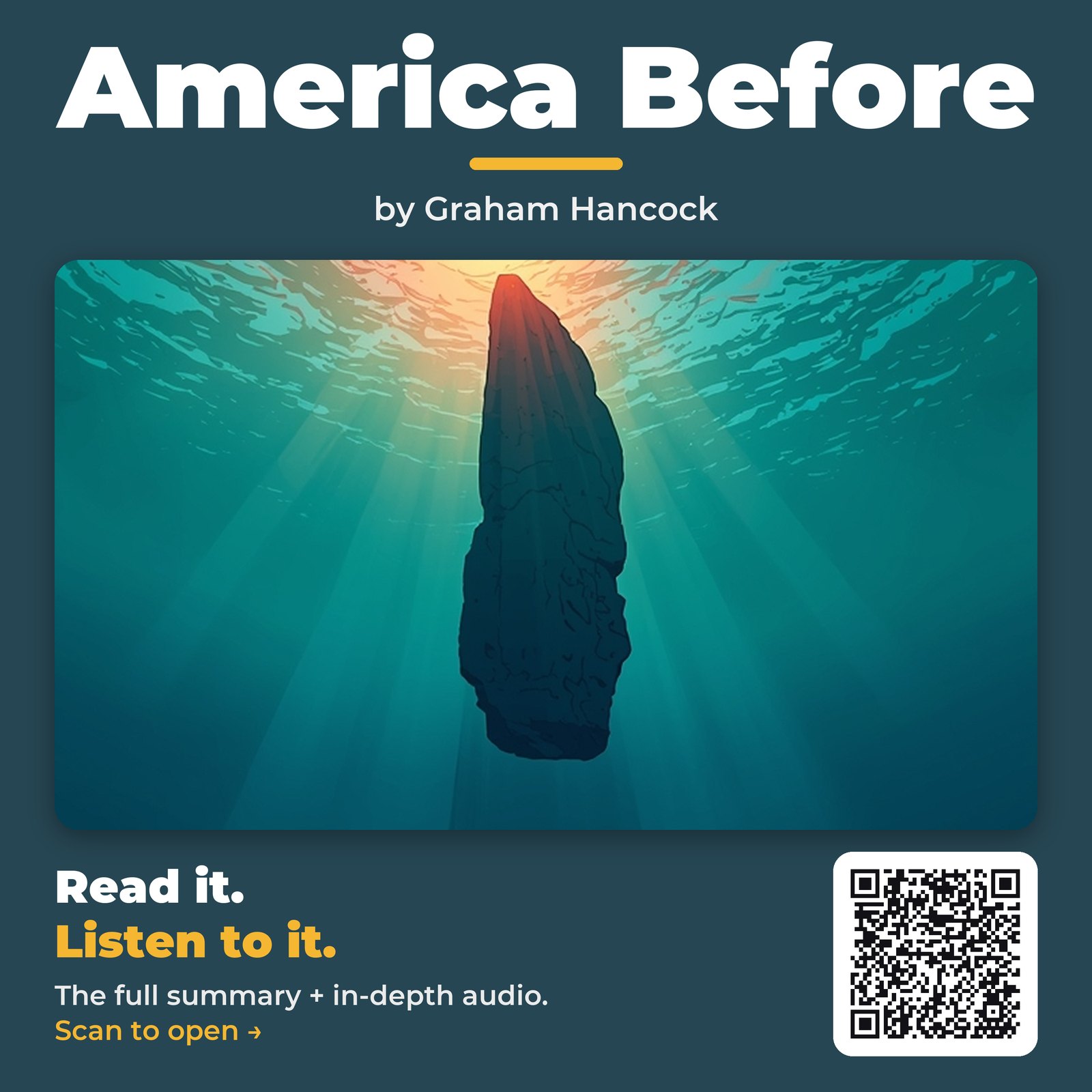 America Before — by Graham Hancock