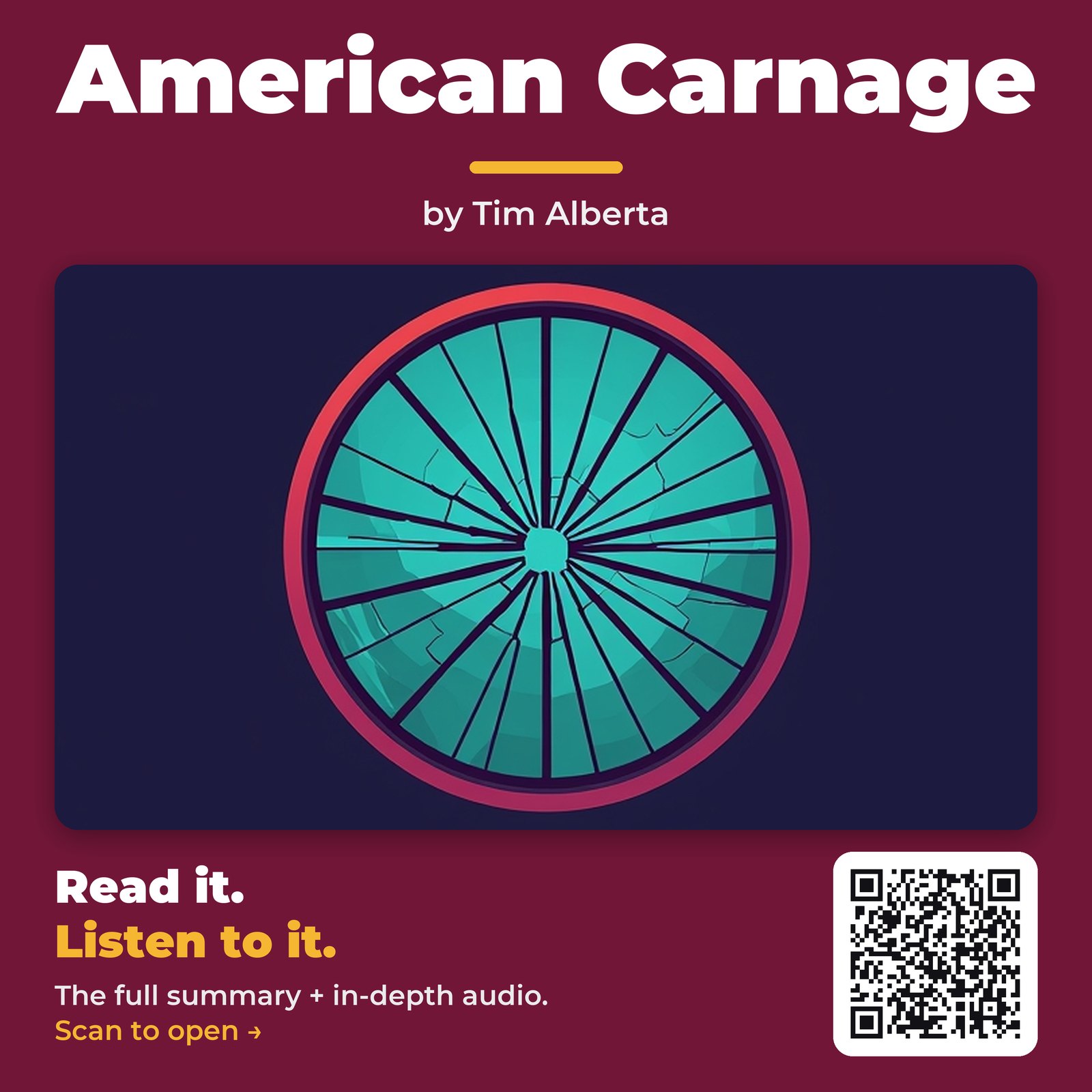 American Carnage — by Tim Alberta