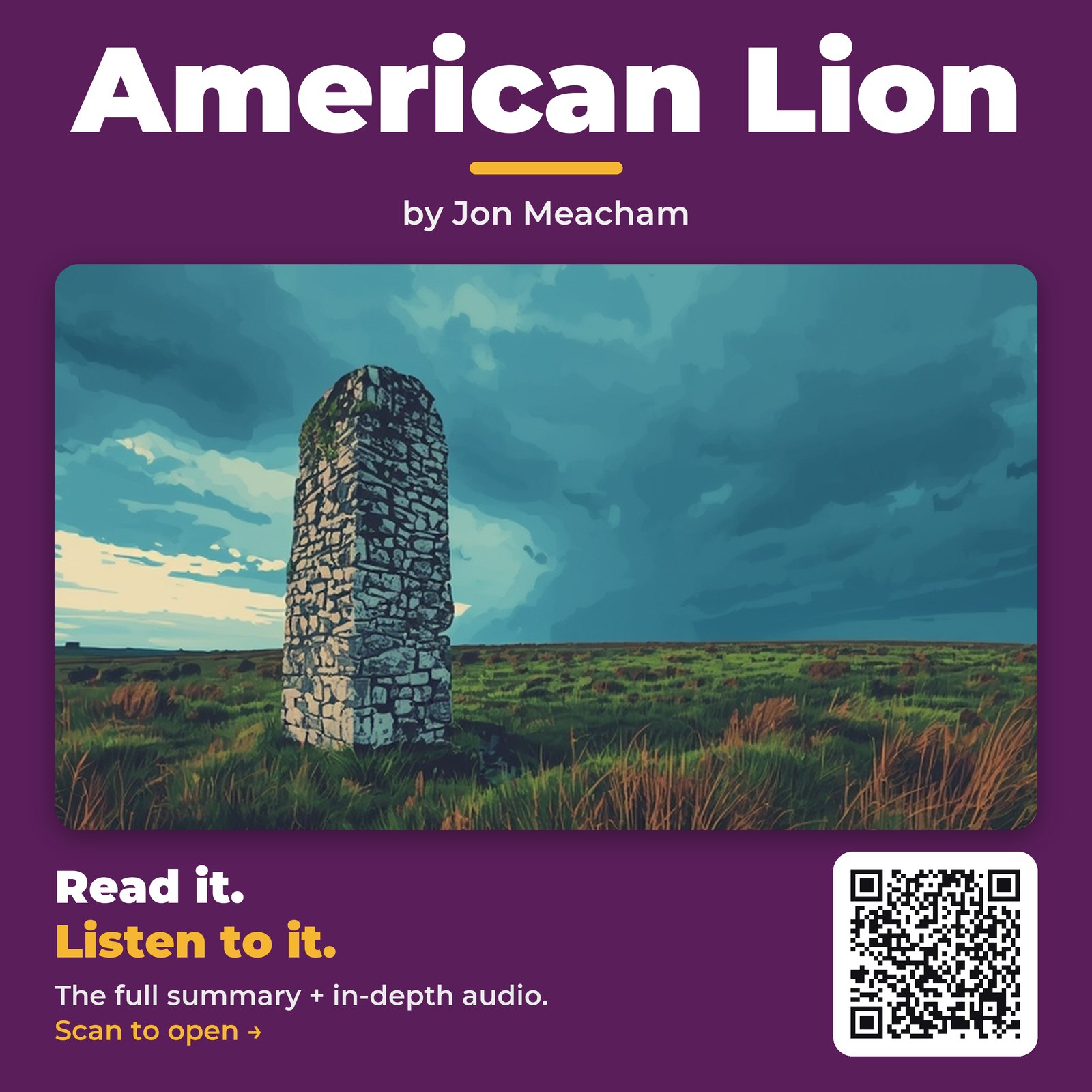 American Lion — by Jon Meacham