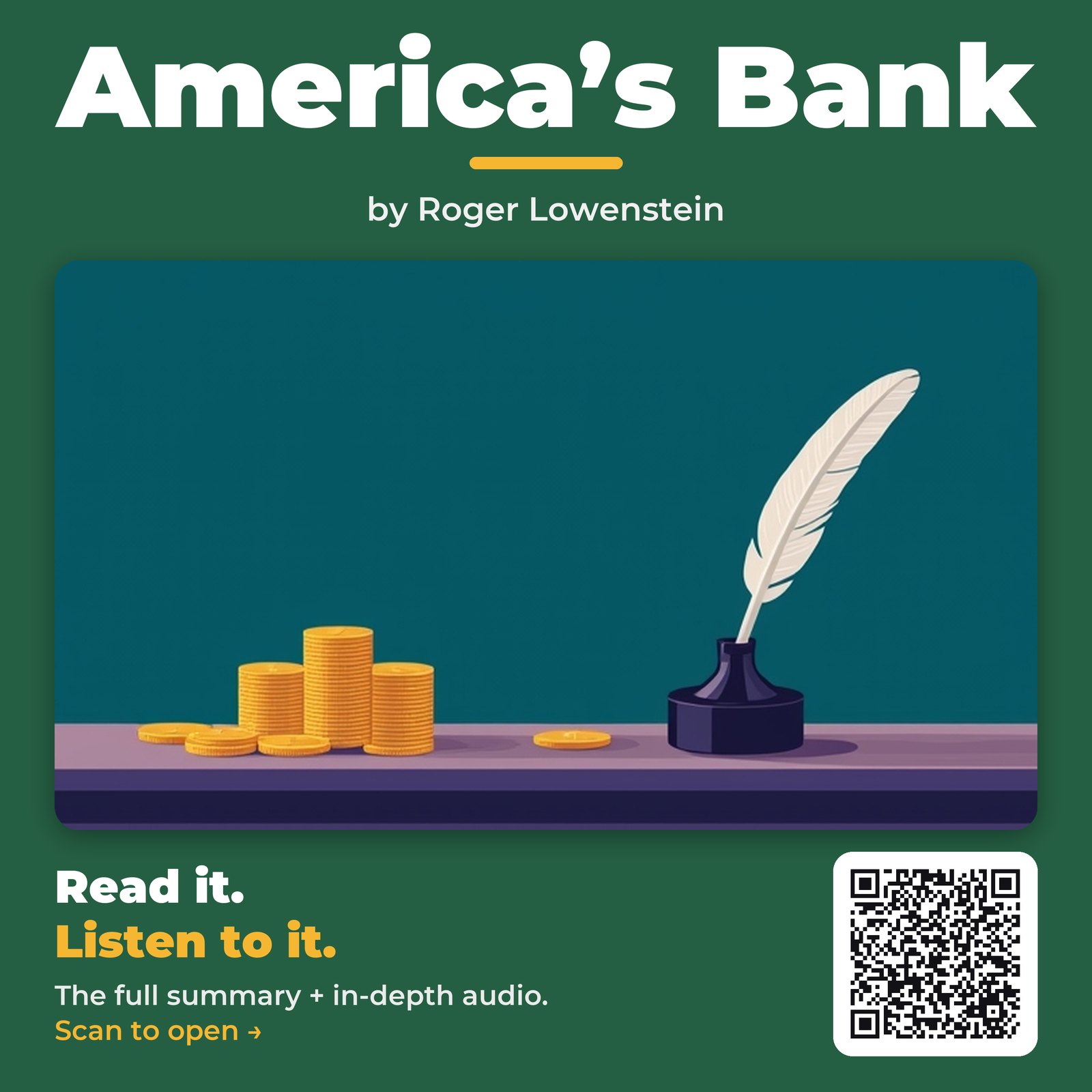 America’s Bank — by Roger Lowenstein