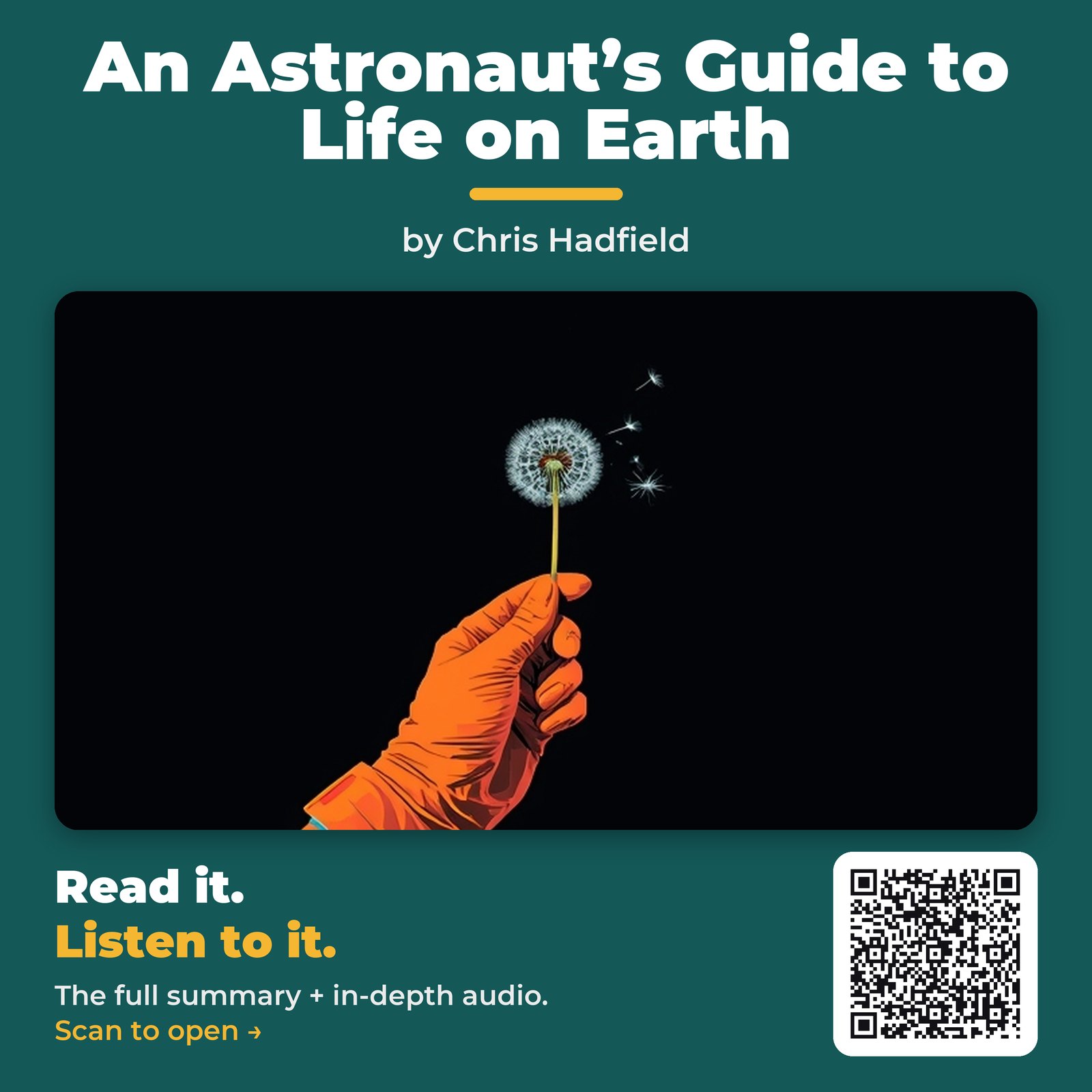 An Astronaut’s Guide to Life on Earth — by Chris Hadfield