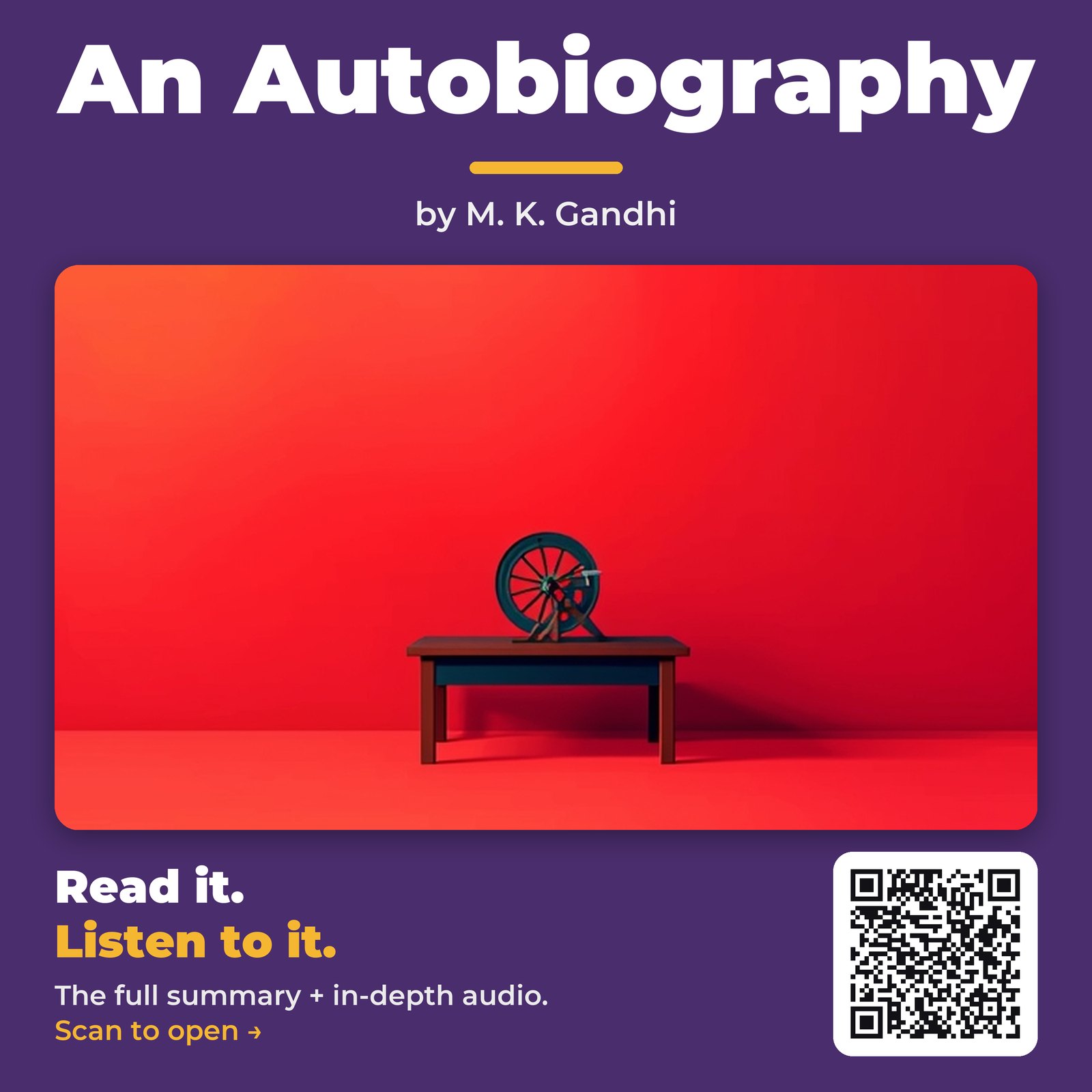 An Autobiography — by M. K. Gandhi