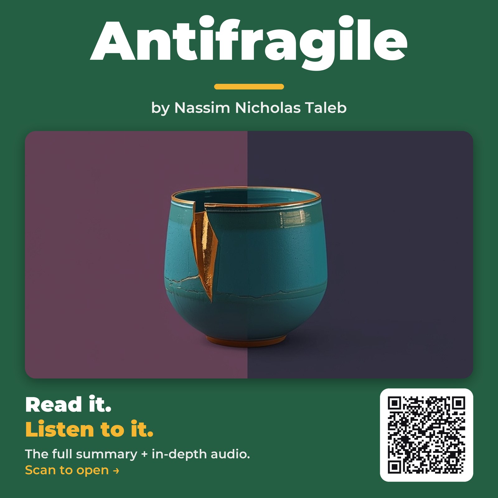 Antifragile — by Nassim Nicholas Taleb