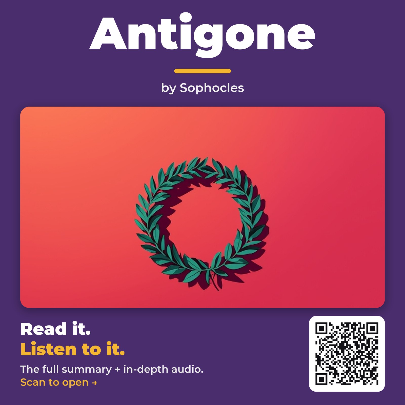 Antigone — by Sophocles