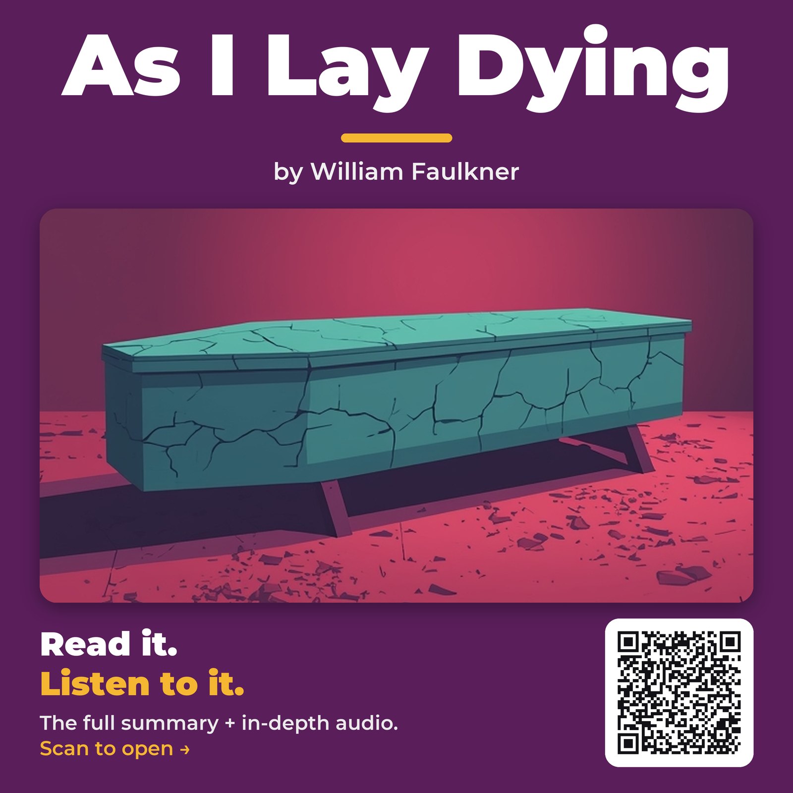 As I Lay Dying — by William Faulkner