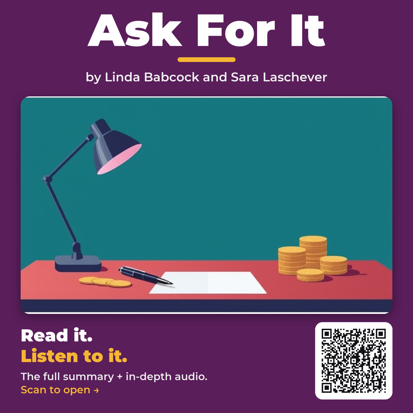 Ask For It — by Linda Babcock and Sara Laschever