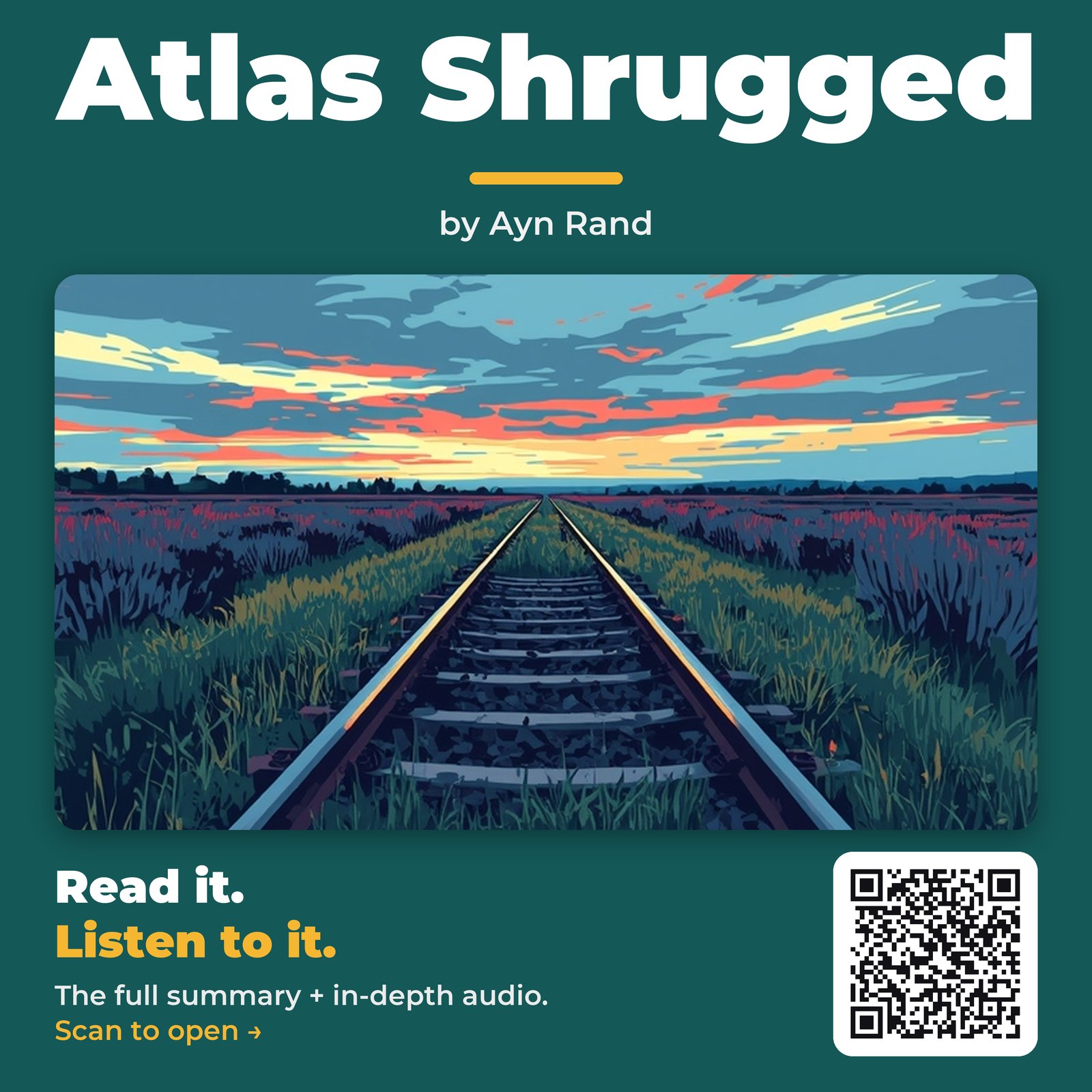 Atlas Shrugged — by Ayn Rand