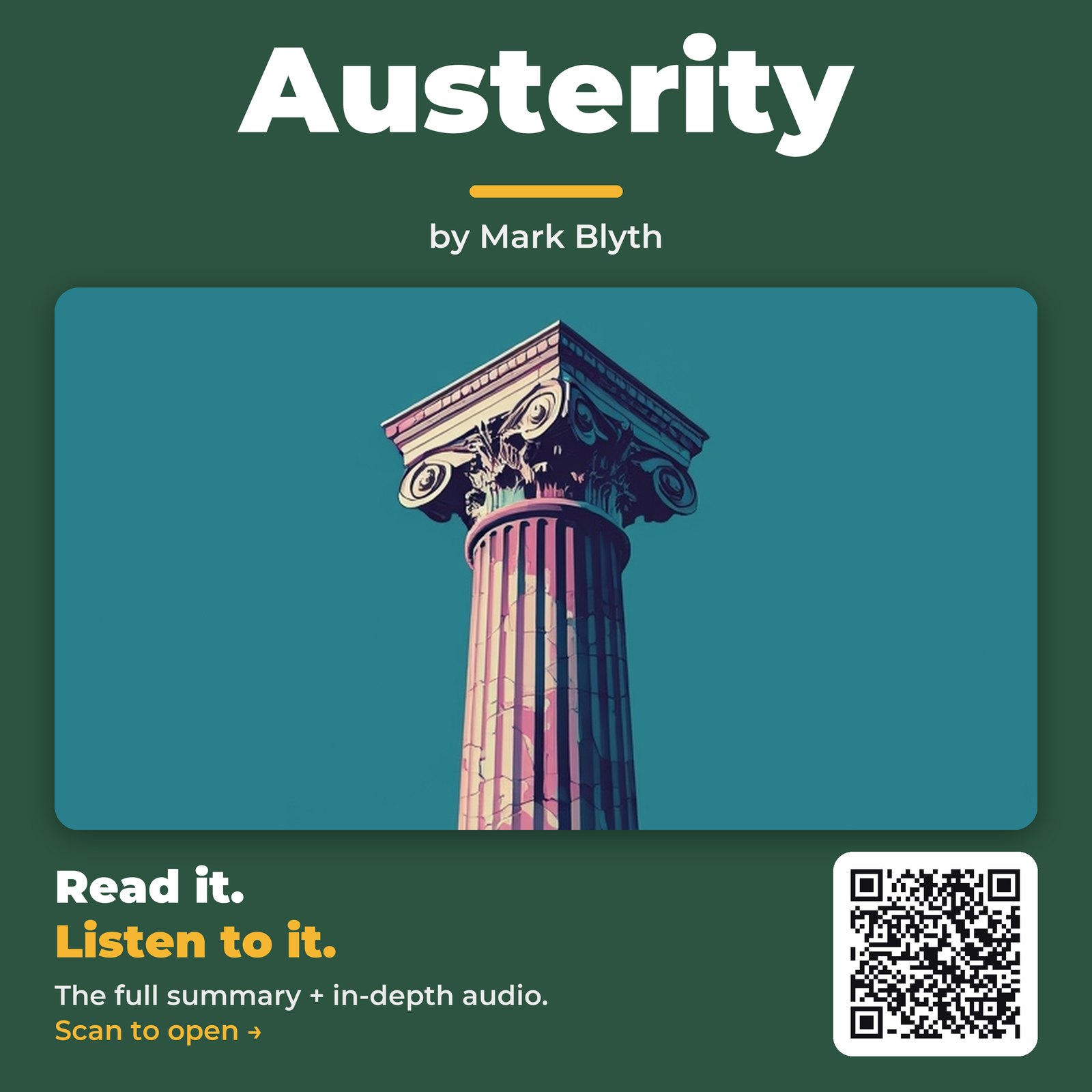 Austerity — by Mark Blyth