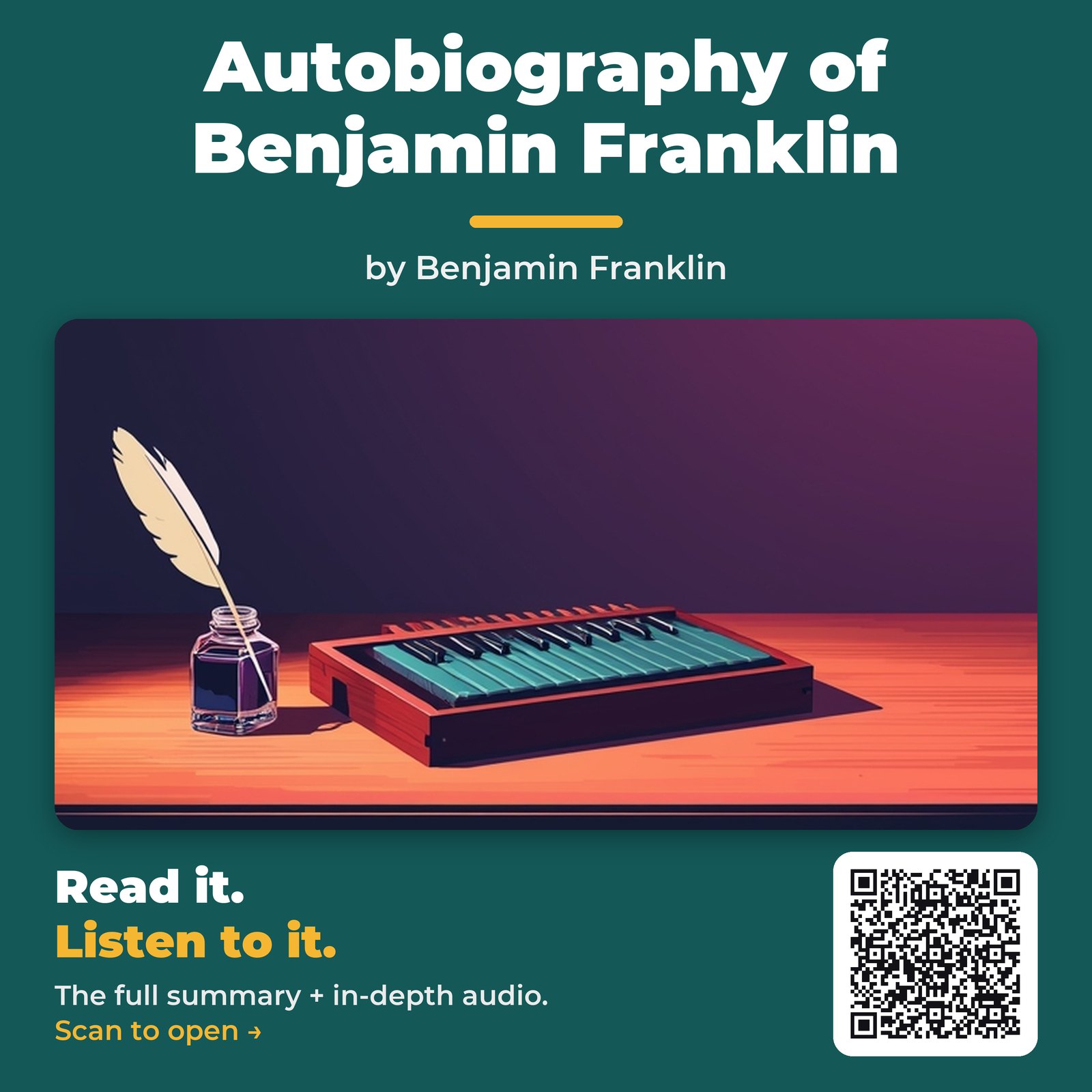 Autobiography of Benjamin Franklin — by Benjamin Franklin