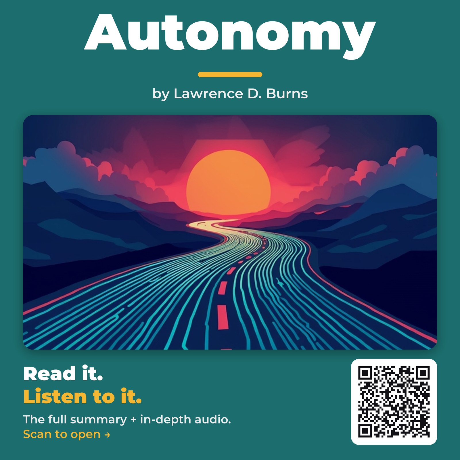Autonomy — by Lawrence D. Burns