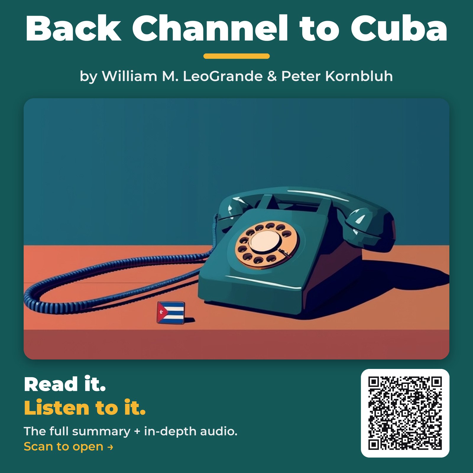 Back Channel to Cuba — by William M. LeoGrande & Peter Kornbluh