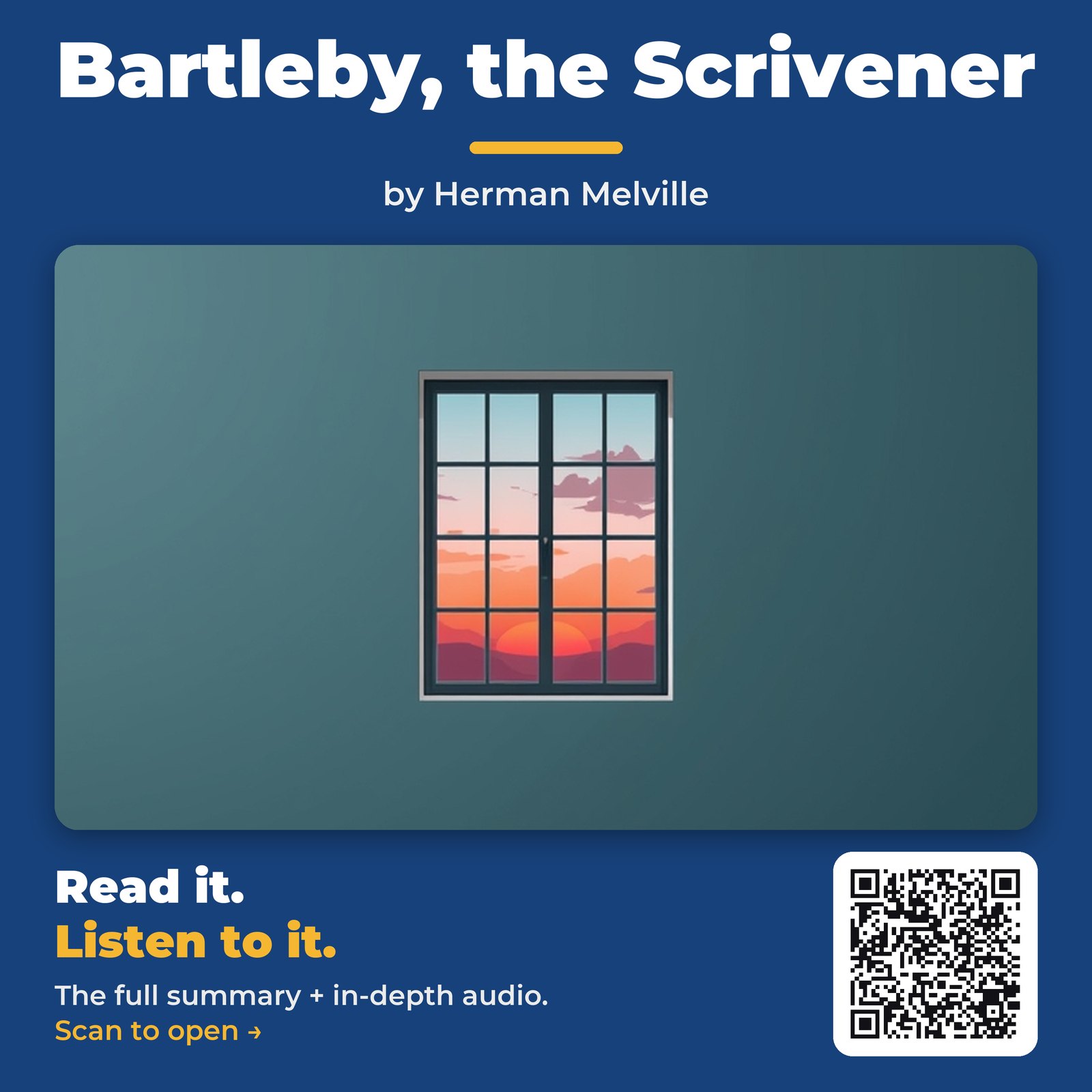 Bartleby, the Scrivener — by Herman Melville