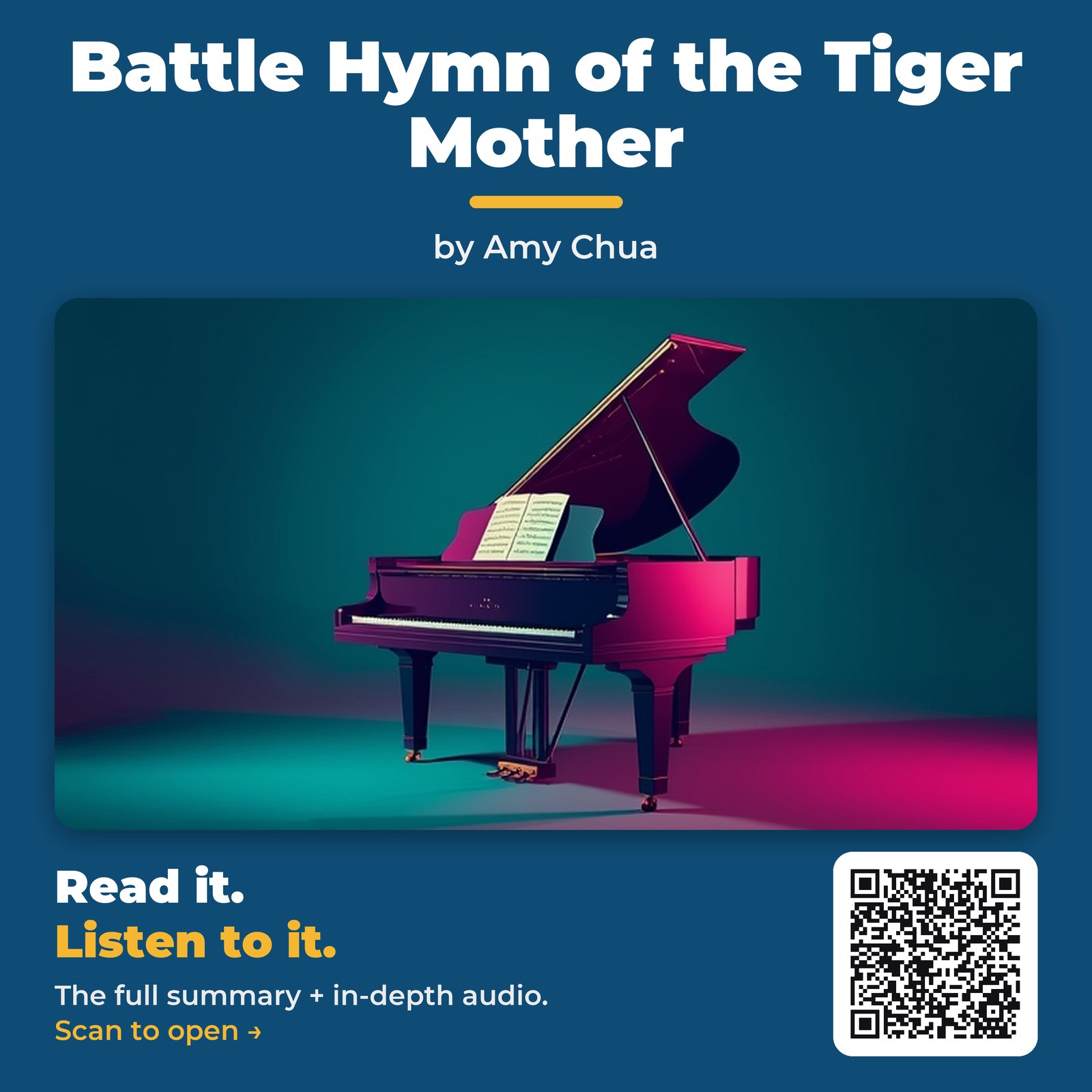 Battle Hymn of the Tiger Mother — by Amy Chua