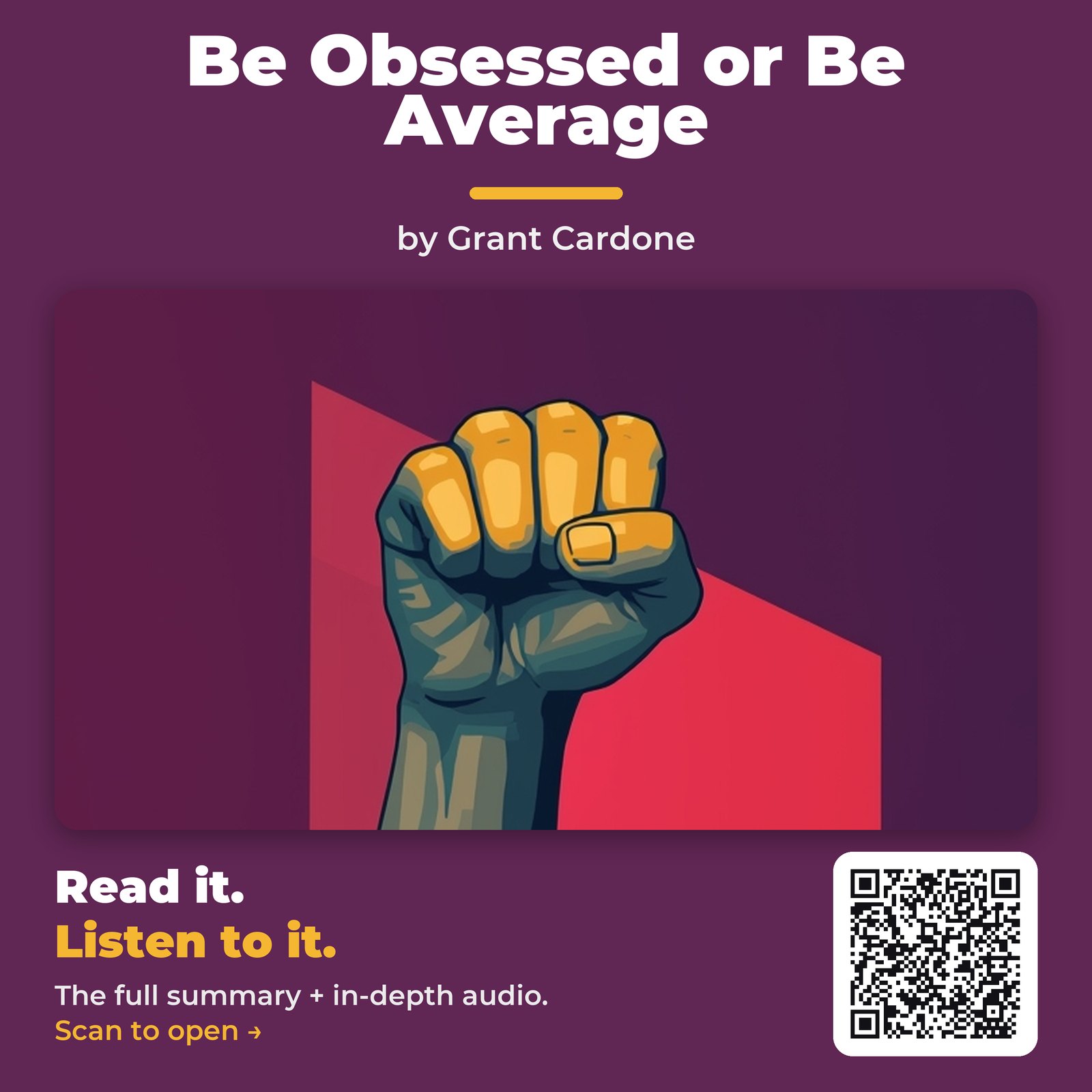 Be Obsessed or Be Average — by Grant Cardone