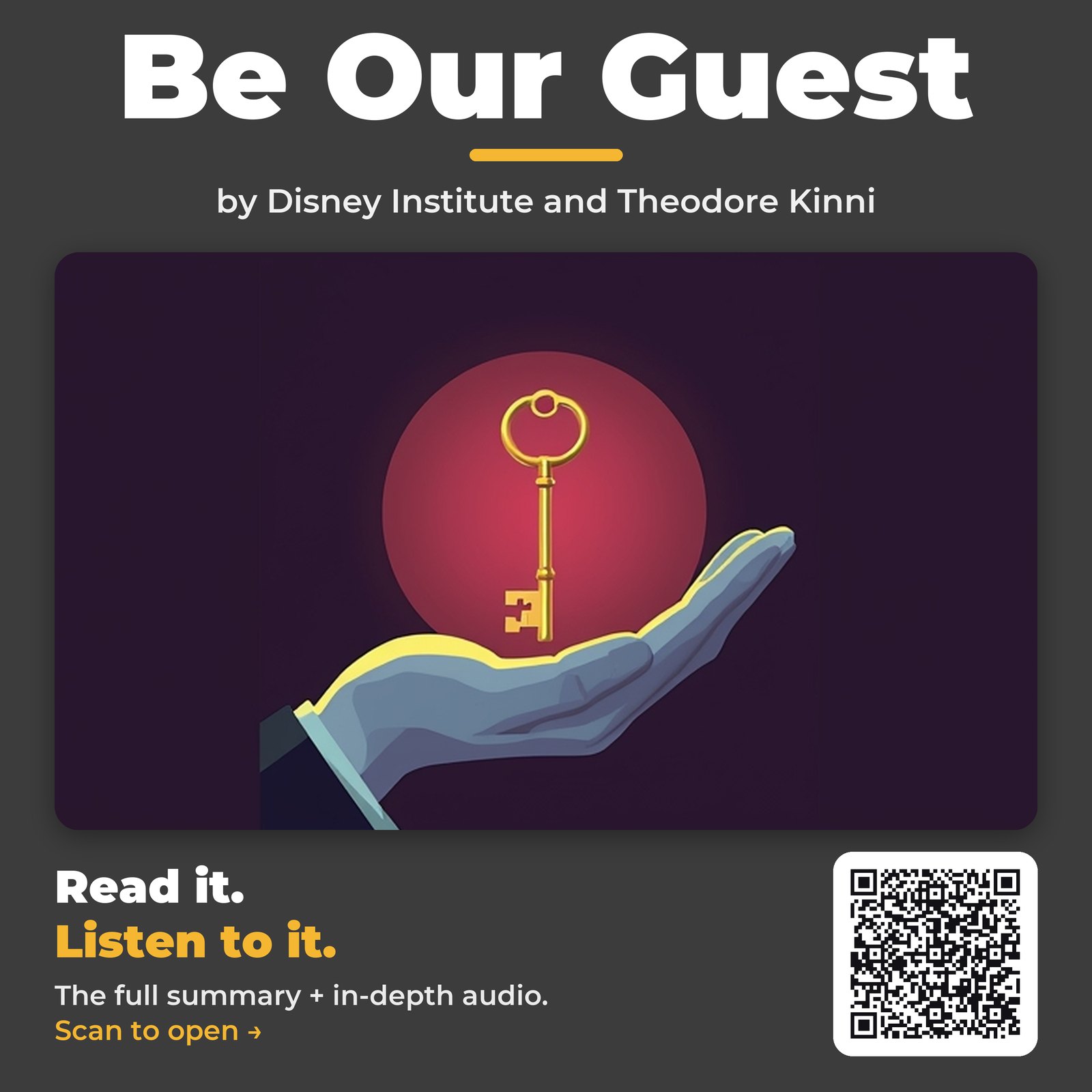 Be Our Guest — by Disney Institute and Theodore Kinni