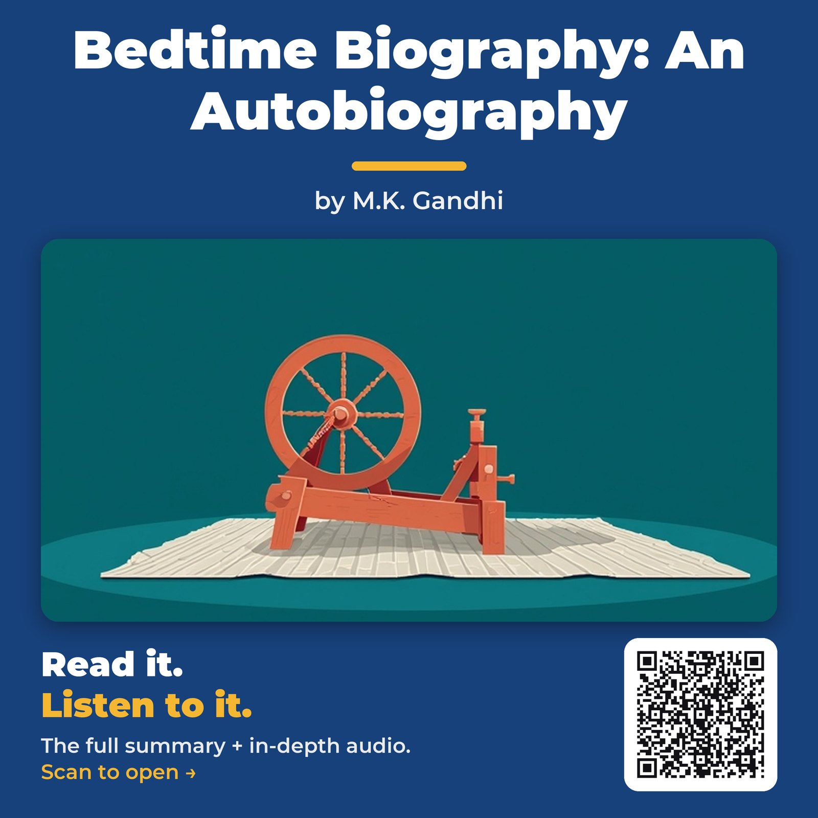 Bedtime Biography: An Autobiography — by M.K. Gandhi