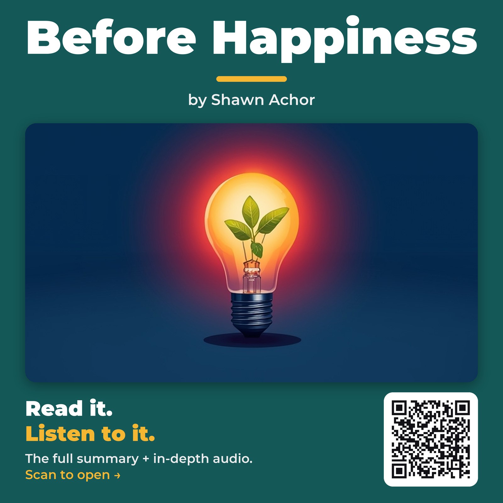 Before Happiness — by Shawn Achor