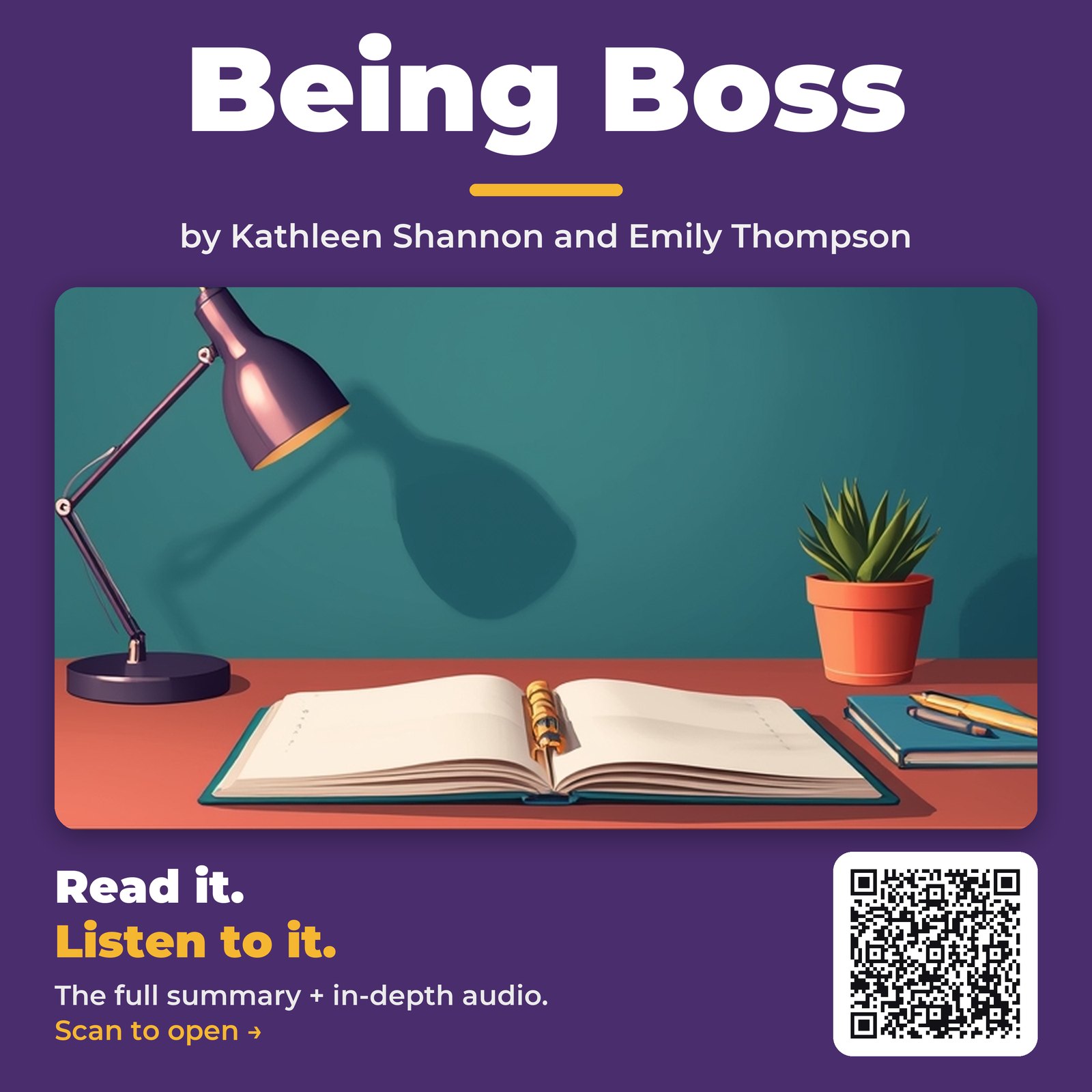 Being Boss — by Kathleen Shannon and Emily Thompson